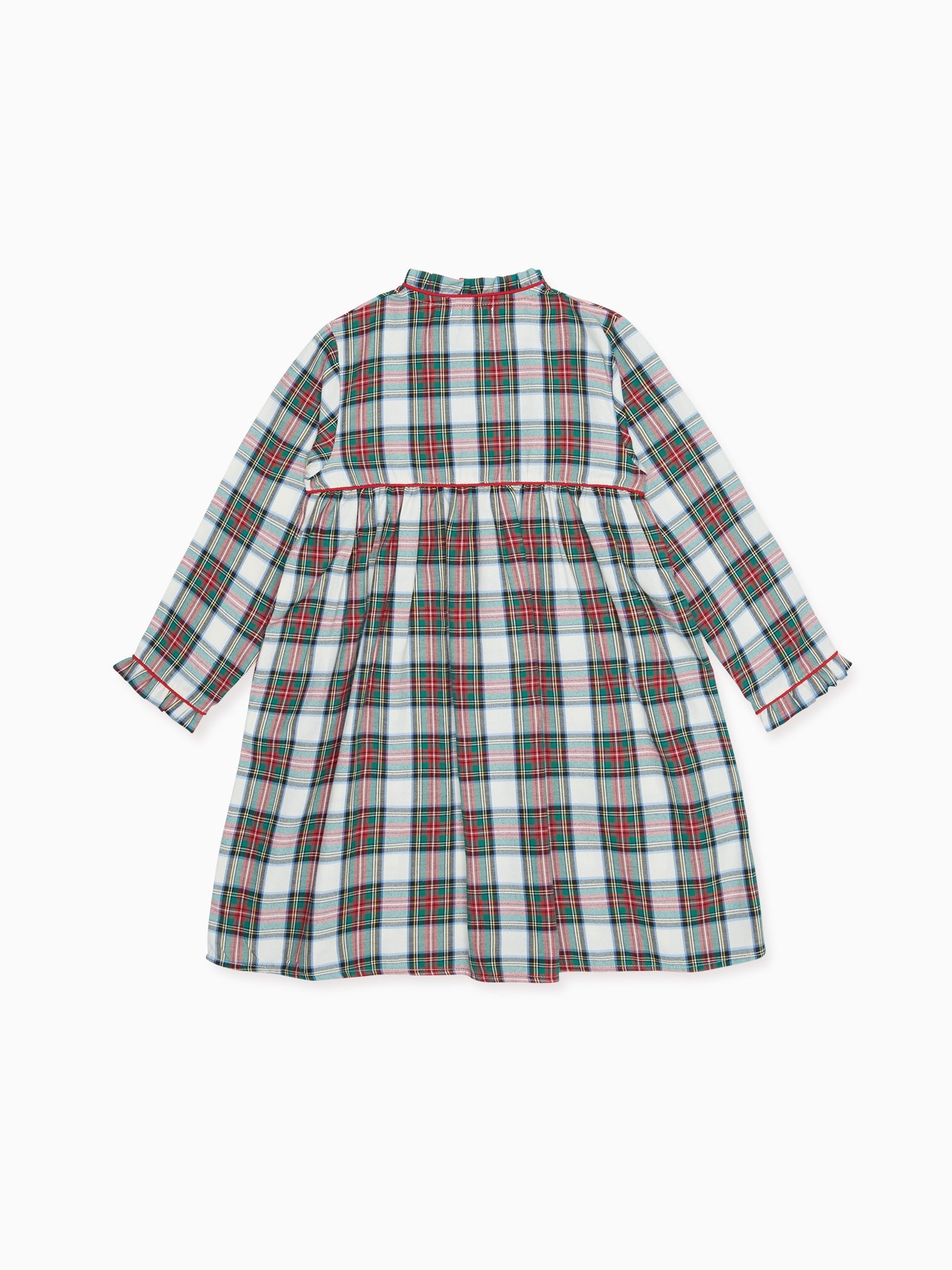 Ivory Tartan Navidad Girl Nightgown