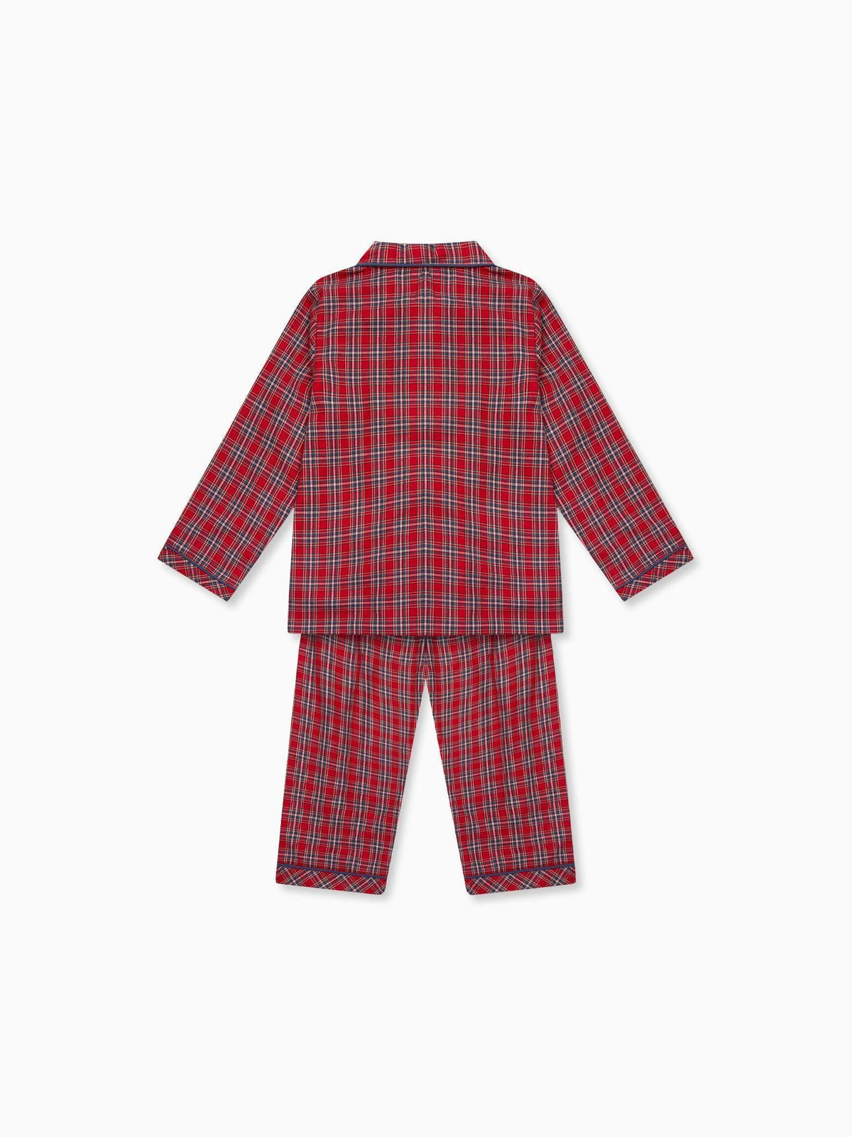 Red Tartan Navidad Kids Pyjamas