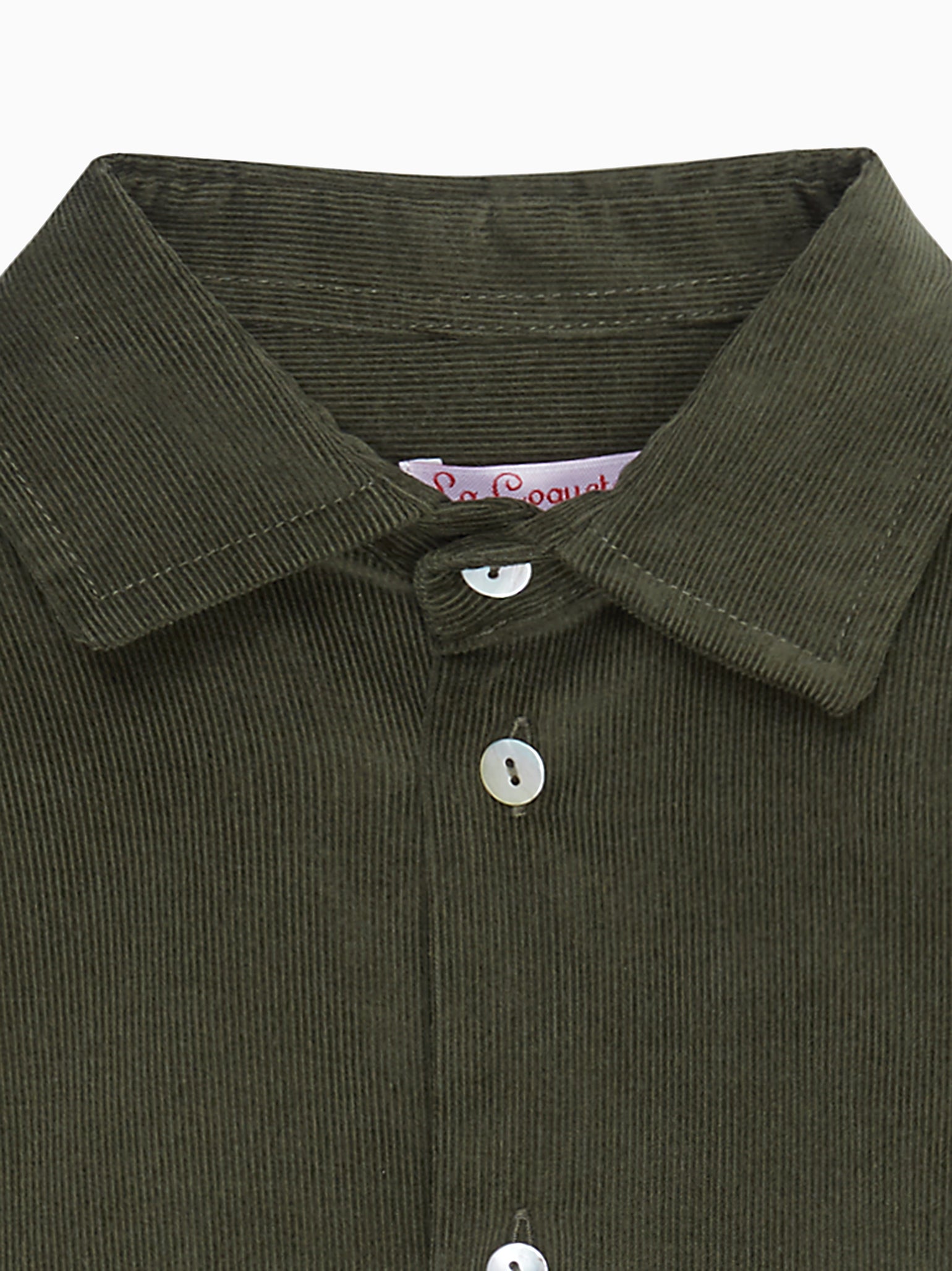 Green Nico Long Sleeve Boy Shirt