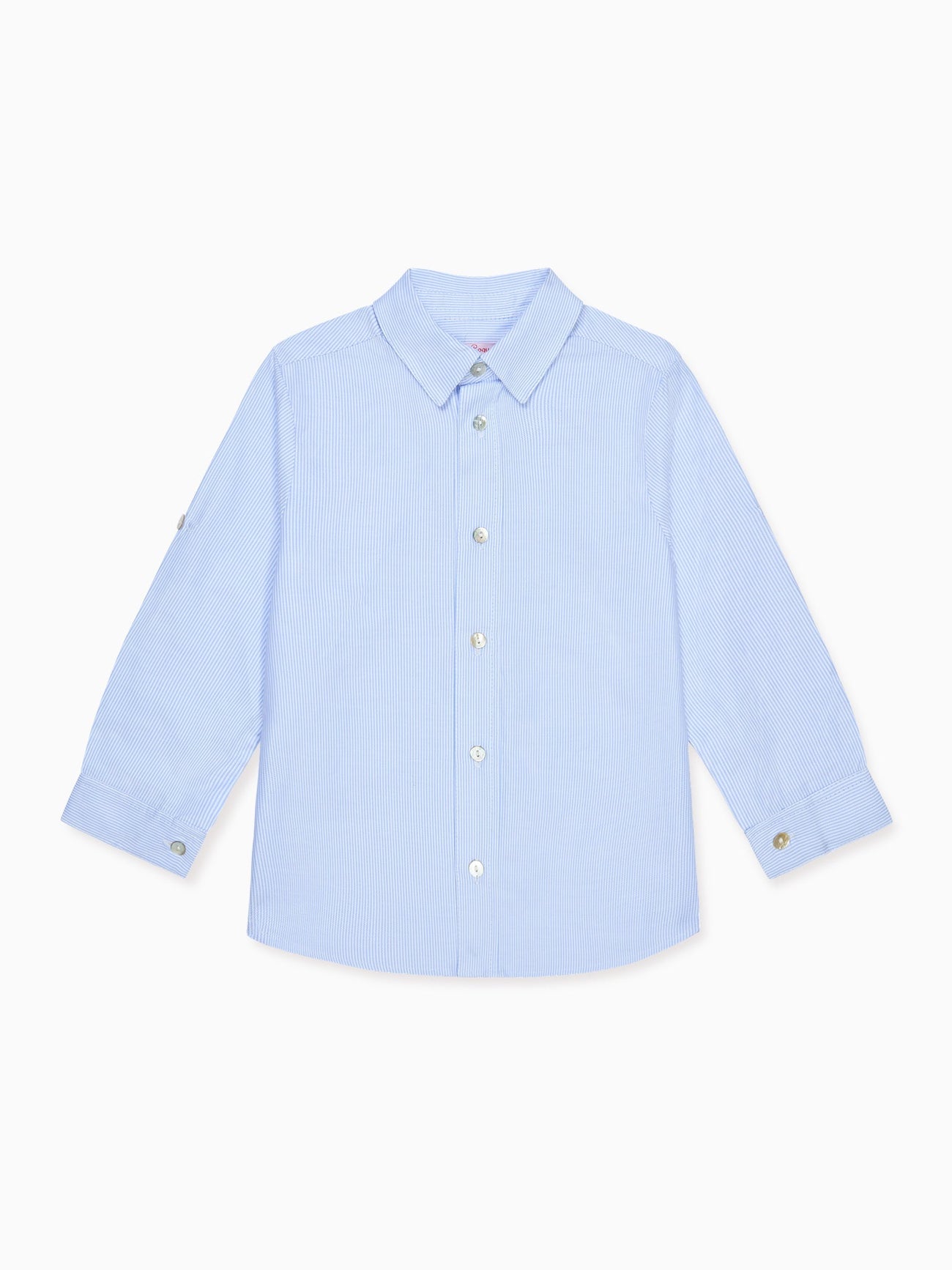Blue Stripe Nico Long Sleeve Boy Shirt