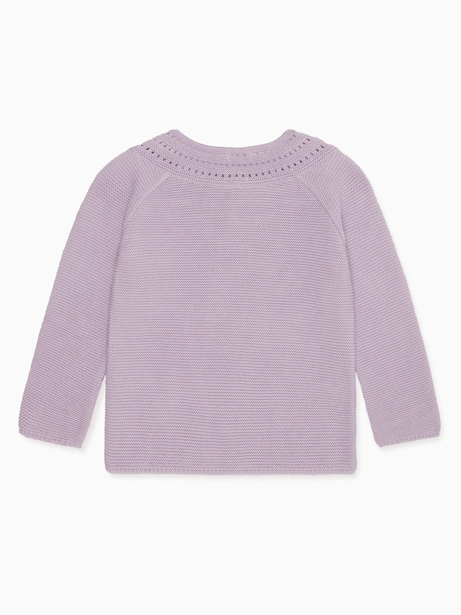 Lilac Nineta Girl Cotton Cardigan