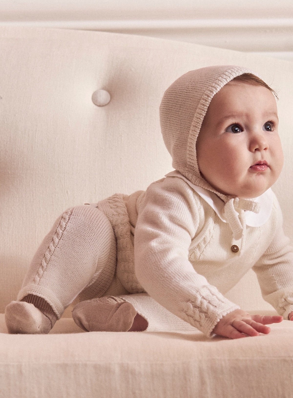 Ivory Noa Merino Baby Knitted Gift Box Set