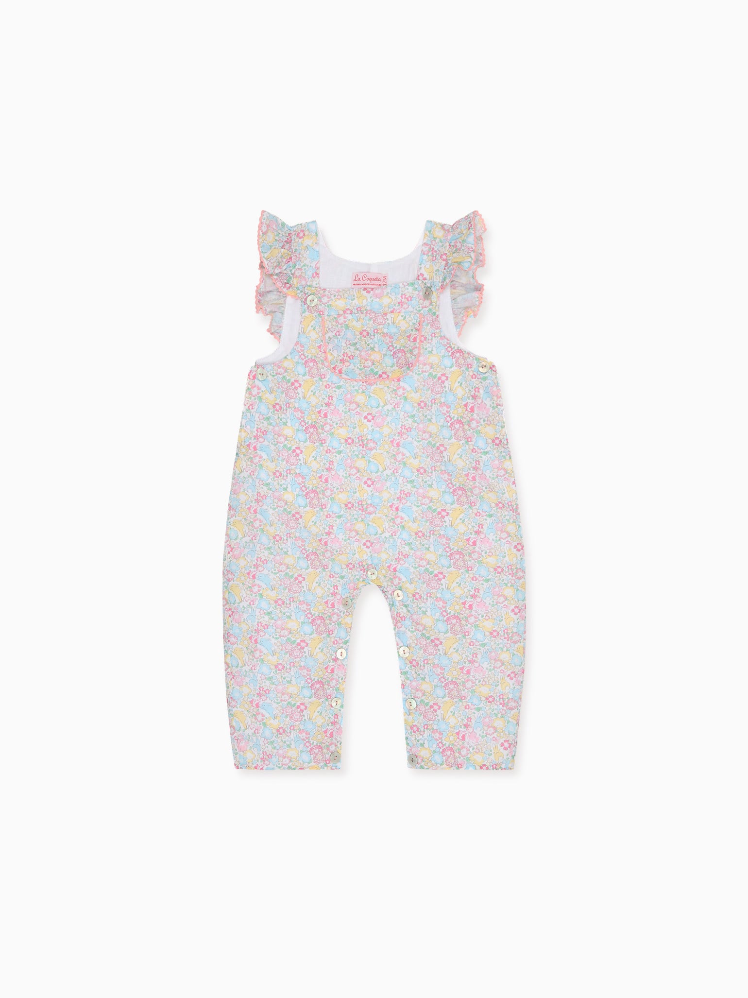 Pink Bunny Nova Baby Dungarees