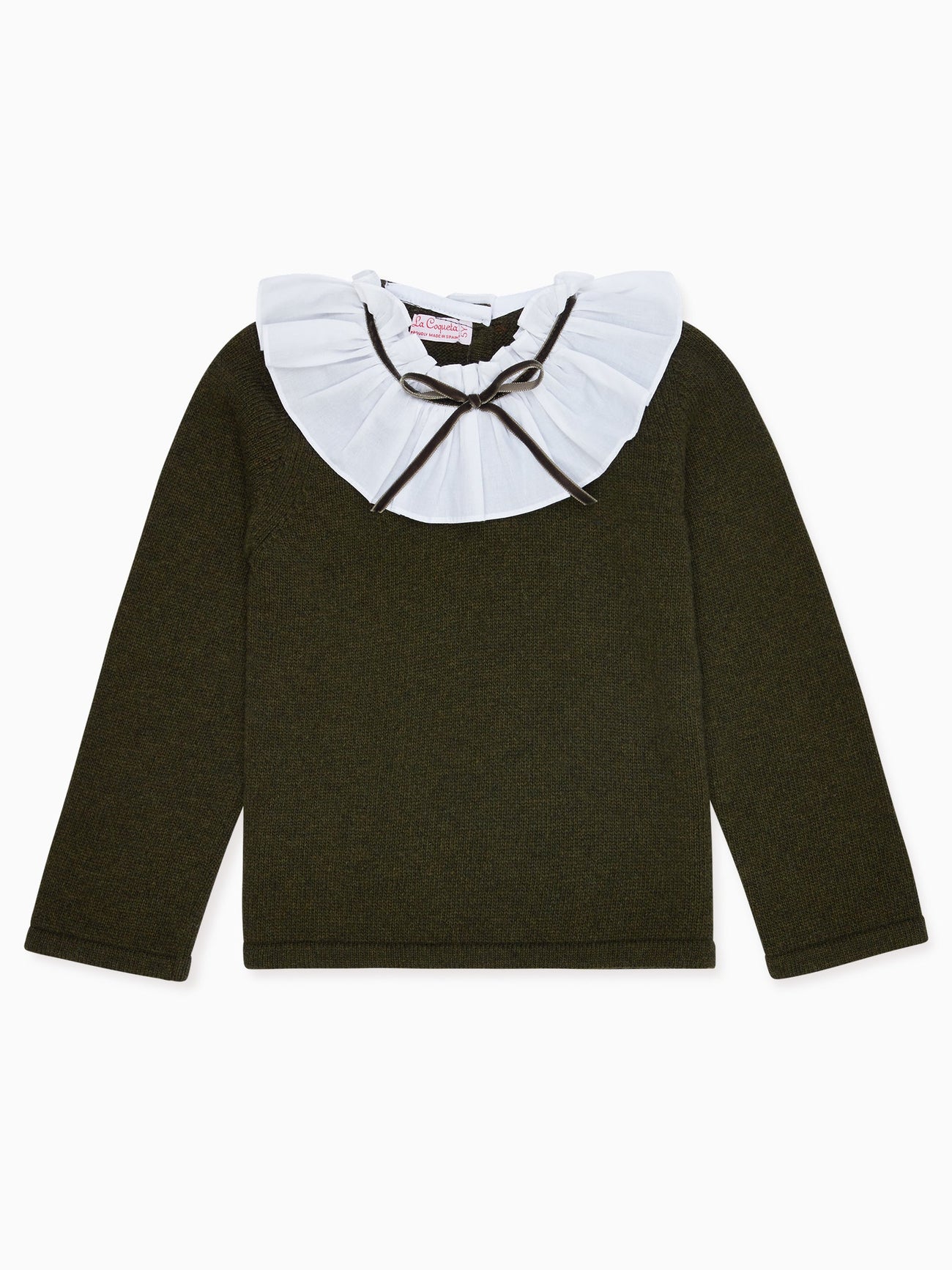 Olive Odisea Merino Girl Jumper