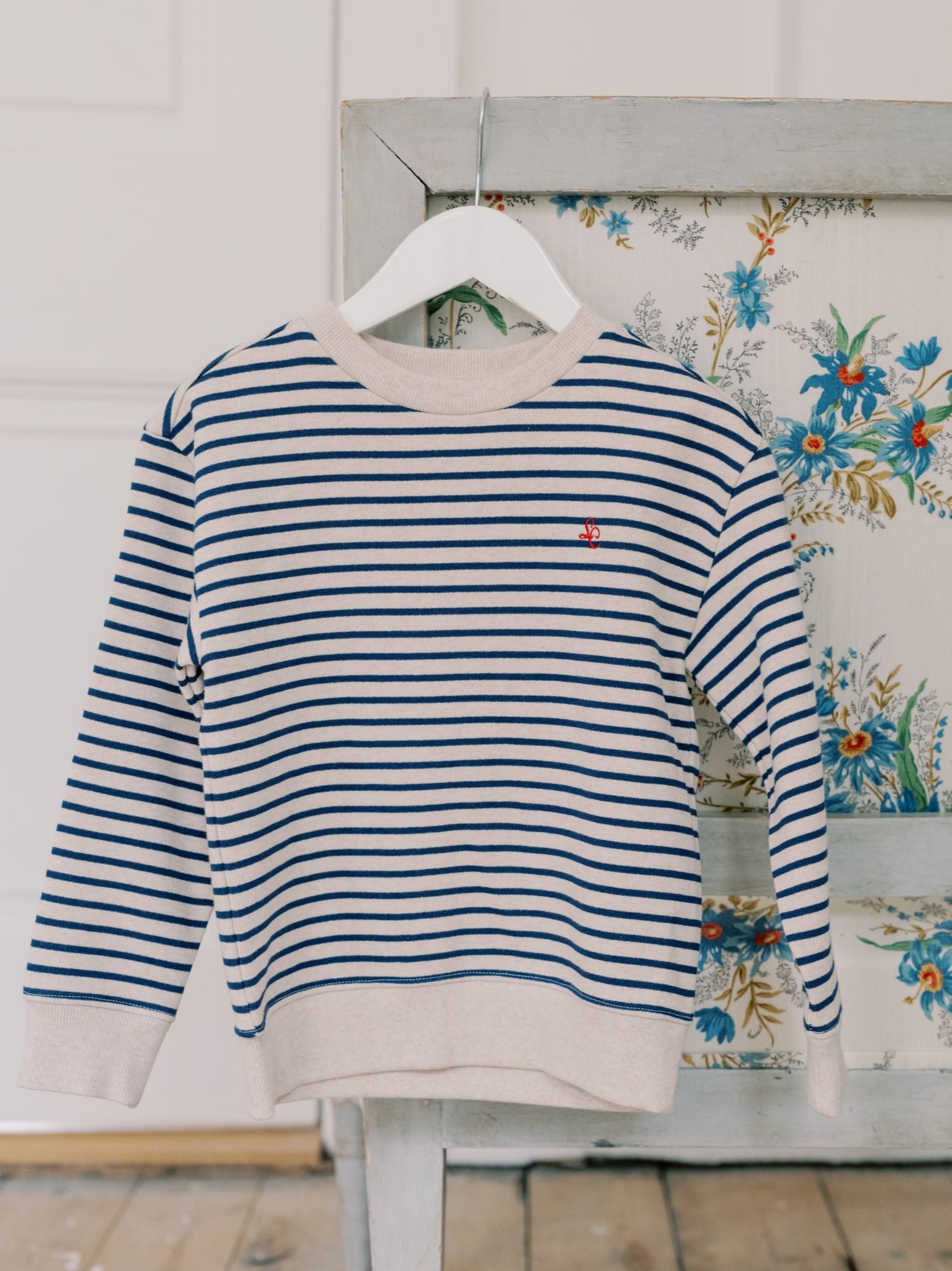 Navy Stripe Pernille Kids Sweatshirt