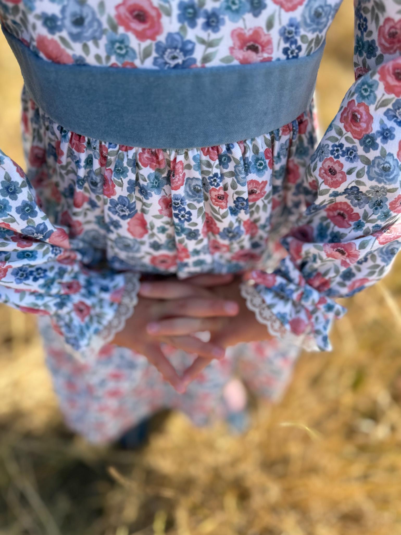 Pink Floral Helena Girl Dress