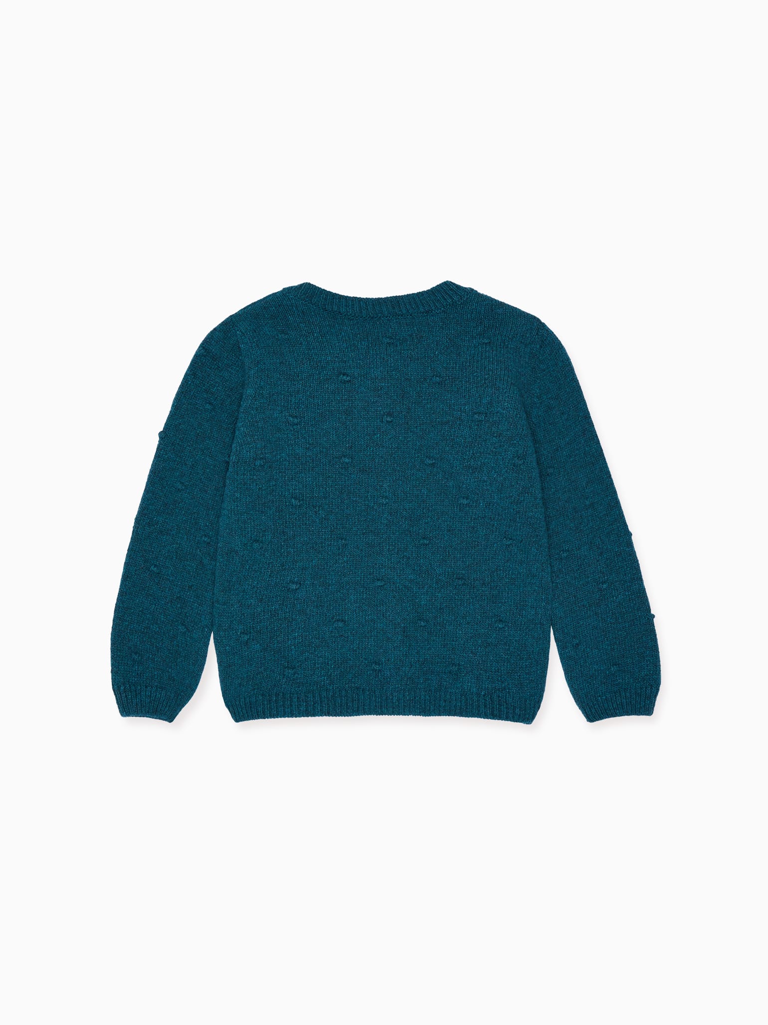 Teal Ramas Merino Baby Cardigan