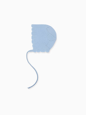 Blue Ramona Cashmere Baby Bonnet