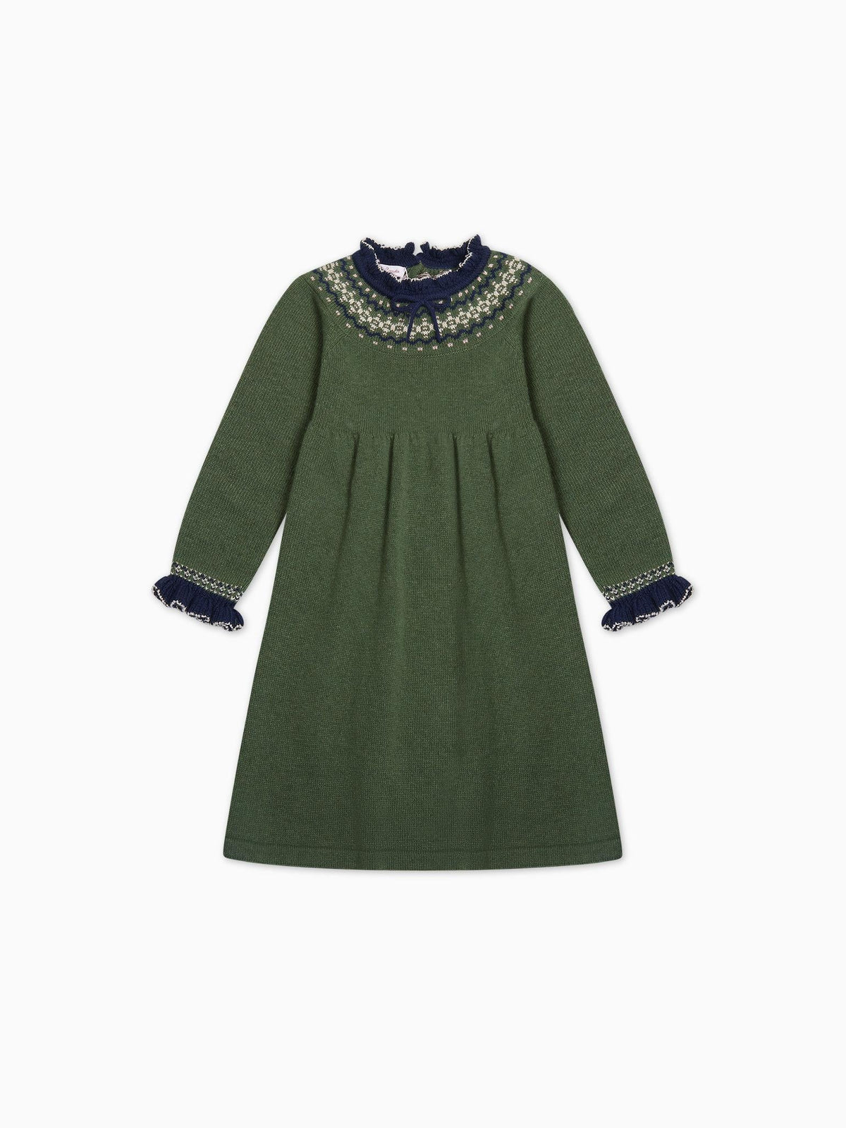 Olive Raquel Fair Isle Girl Knitted Dress