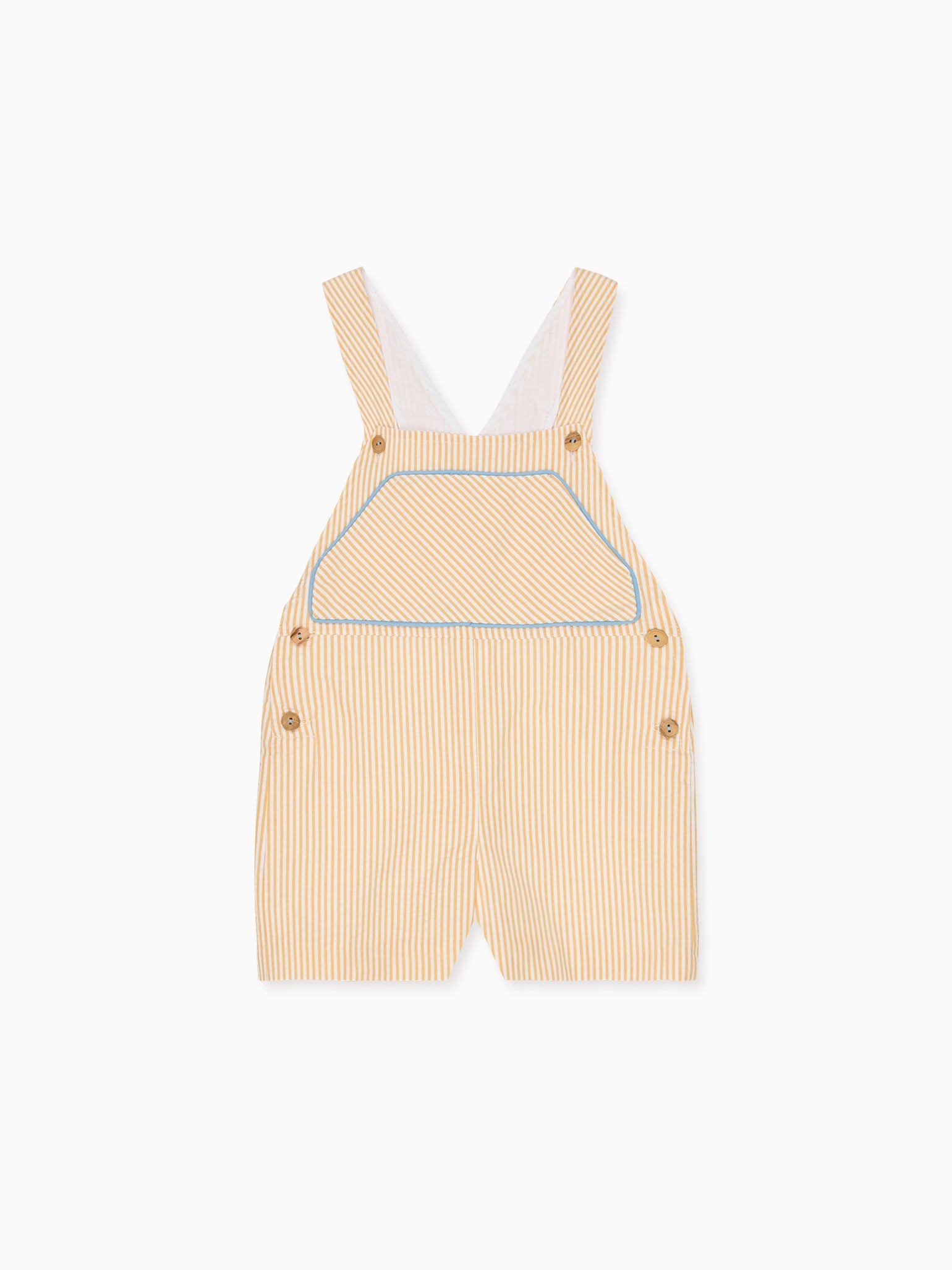 Yellow Stripe Ringo Baby Dungarees
