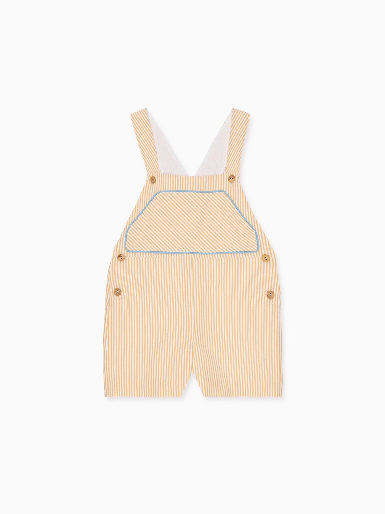 Yellow Stripe Ringo Baby Dungarees