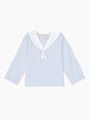 Blue Stripe Rio Baby Shirt