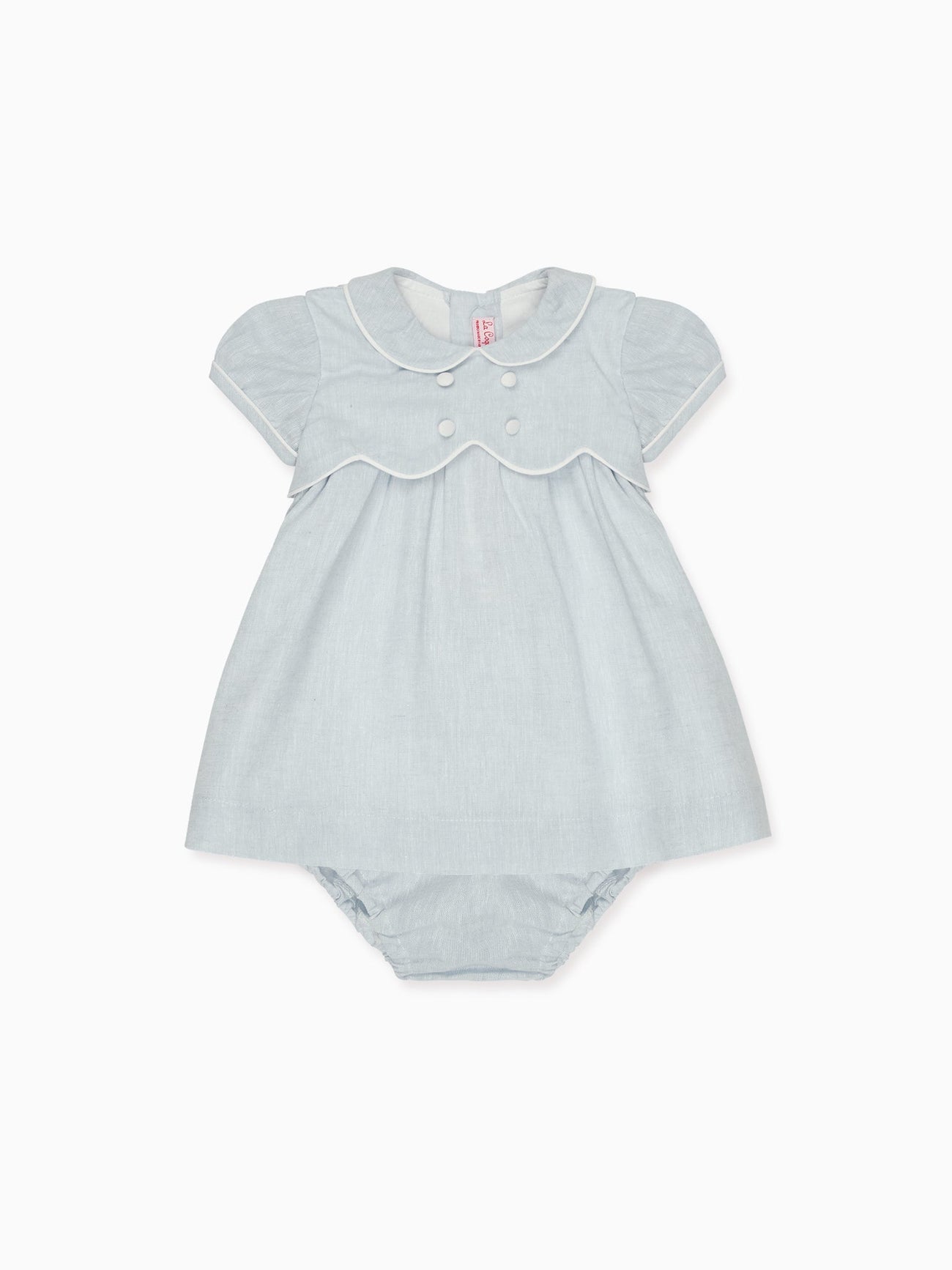 Dusty Blue Romina Baby Girl Set