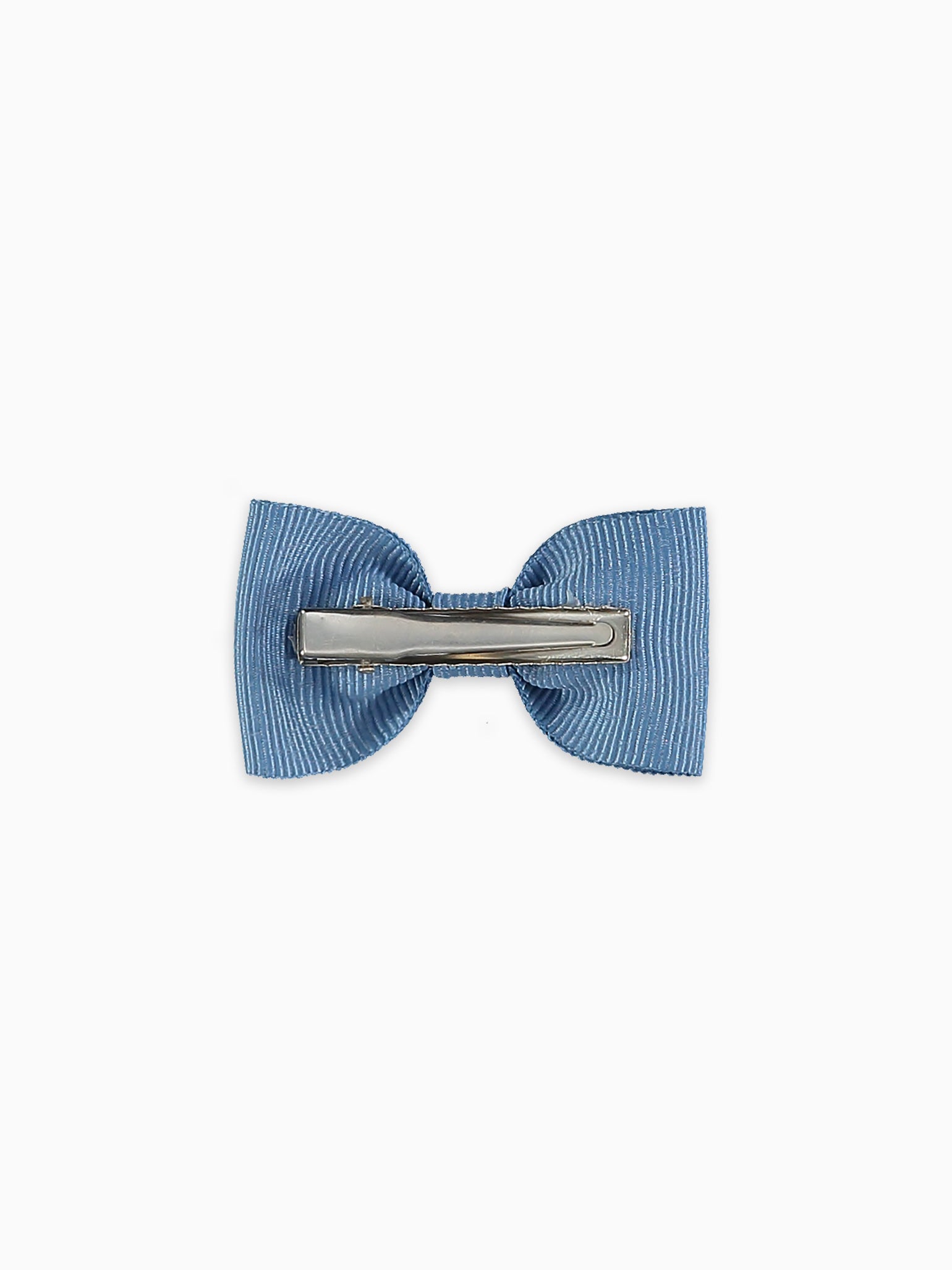 Dusty Blue Small Bow Girl Clip