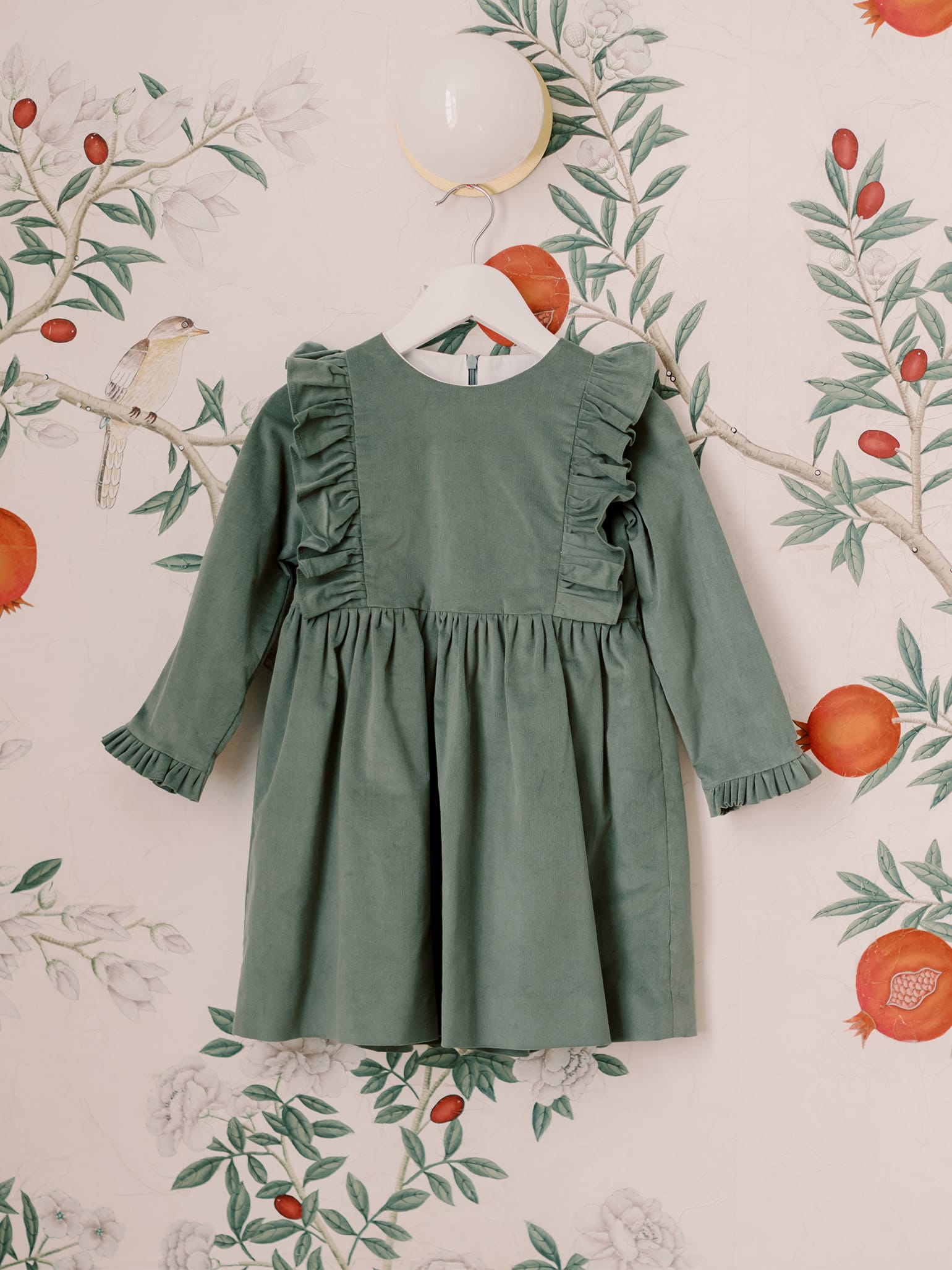 Green Salma Girl Dress