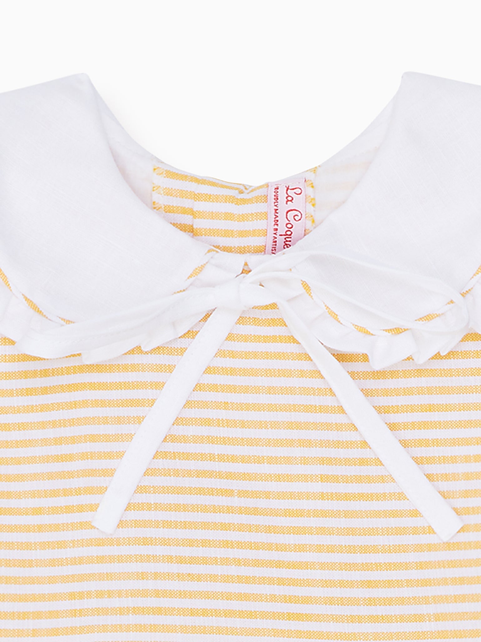 Yellow Stripe Savanna Girl Fit And Flare Dress