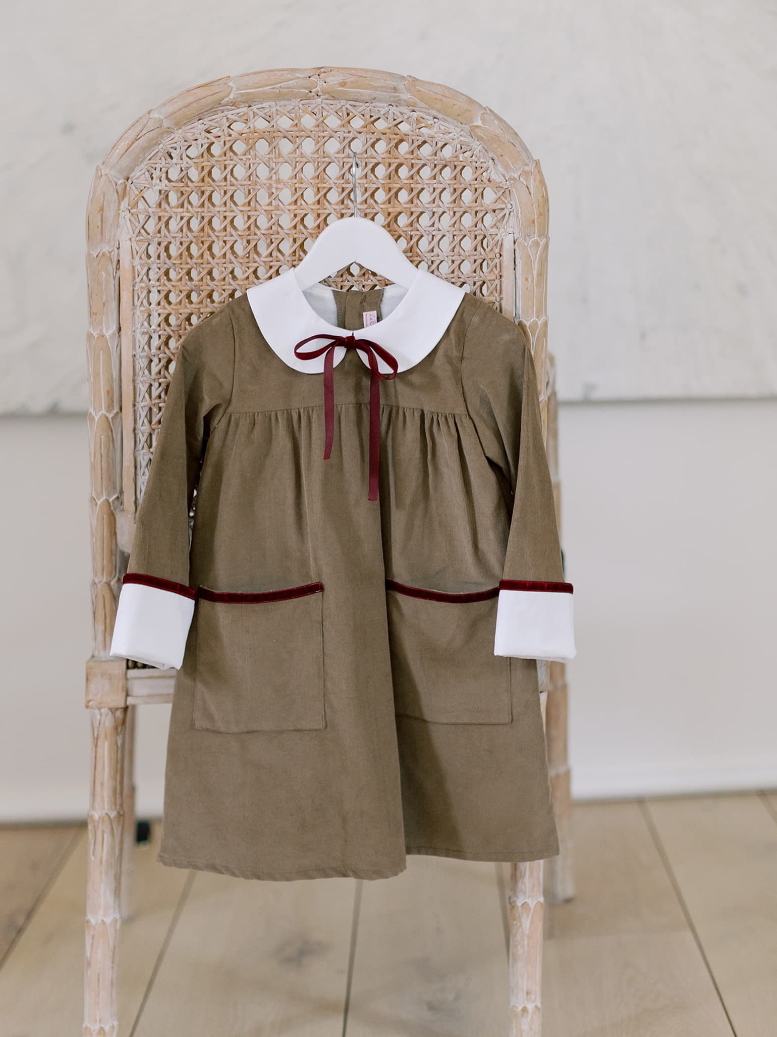 Camel Scarlet Girl Empire Dress