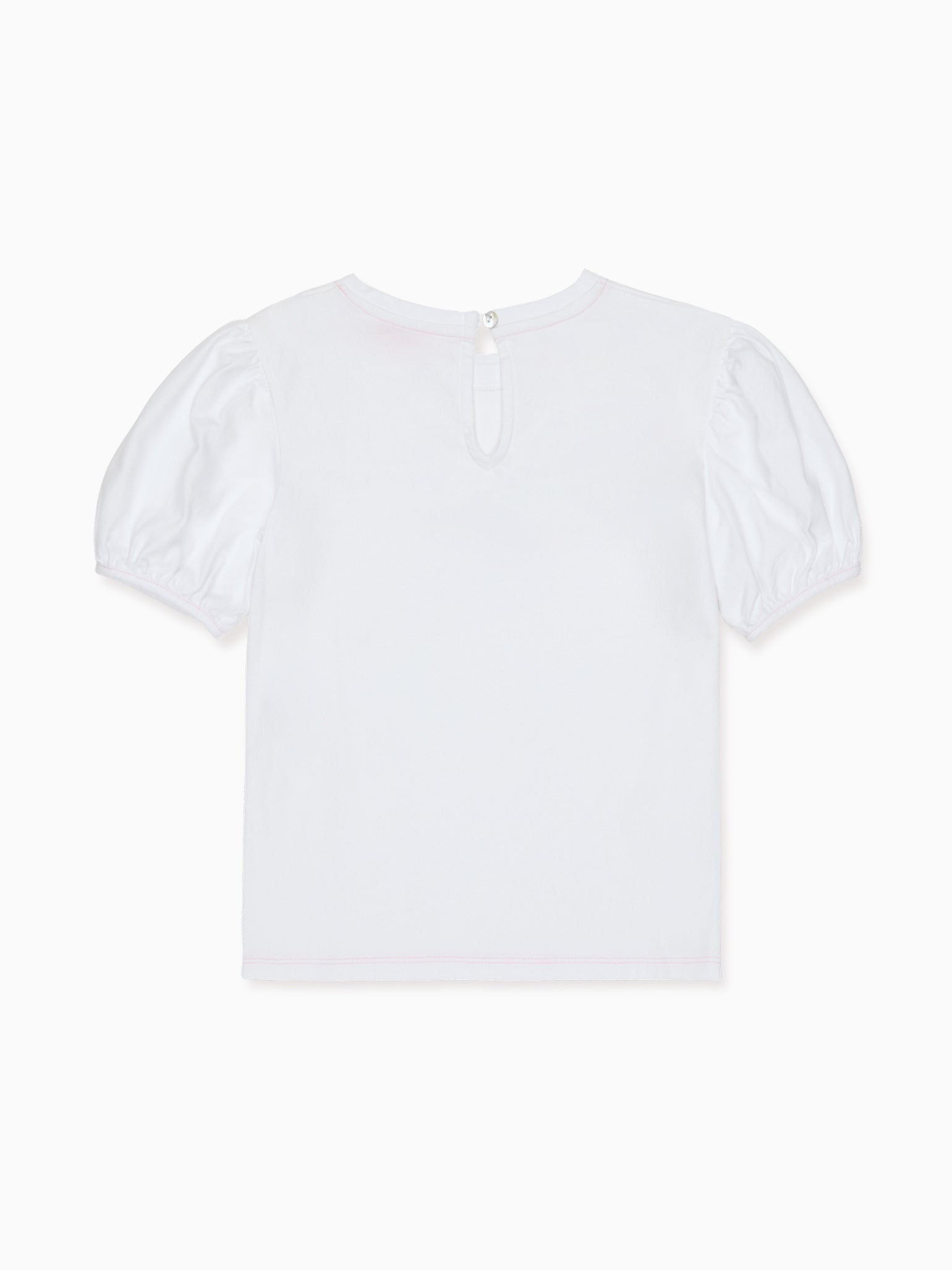 White Scarlet Girl Top