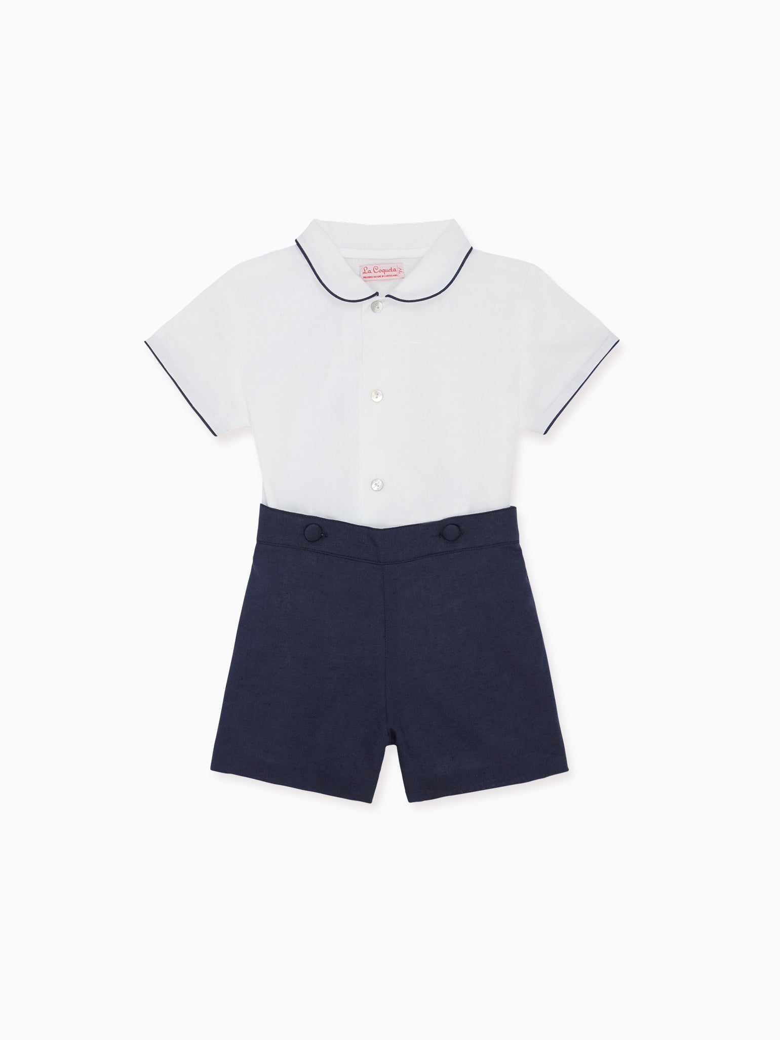 Navy Sebastian Baby Boy Set
