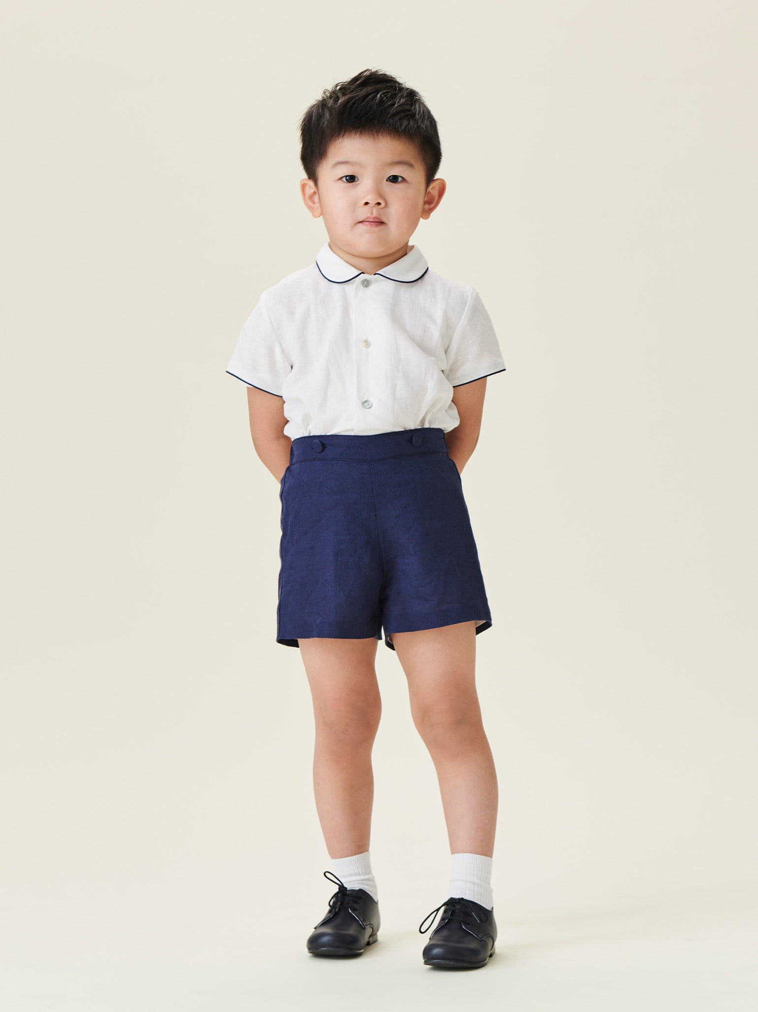 Navy Sebastian Baby Boy Set