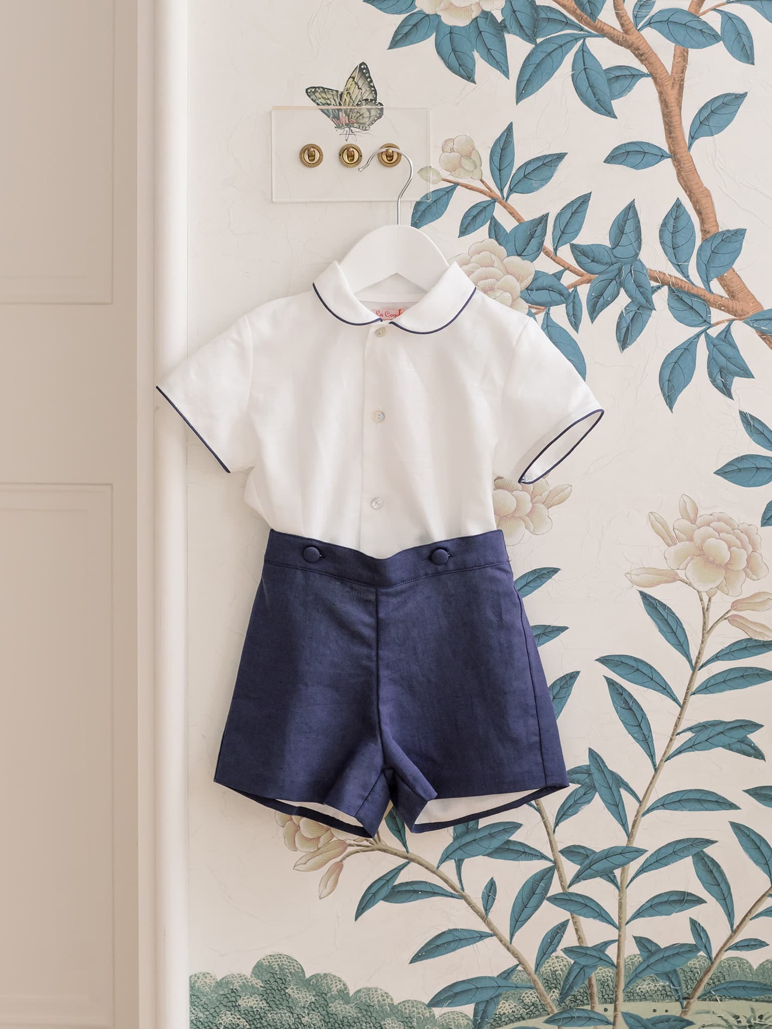 Navy Sebastian Baby Boy Set