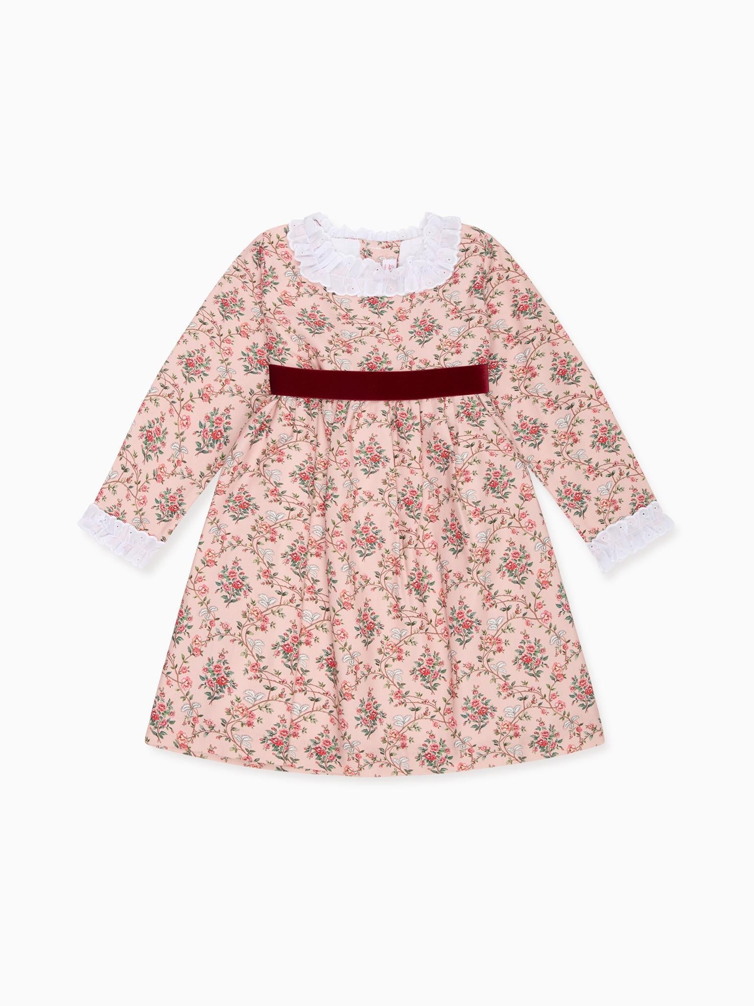 Rose Floral Silas Girl Dress