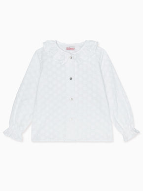 White Solara Girl Cotton Shirt