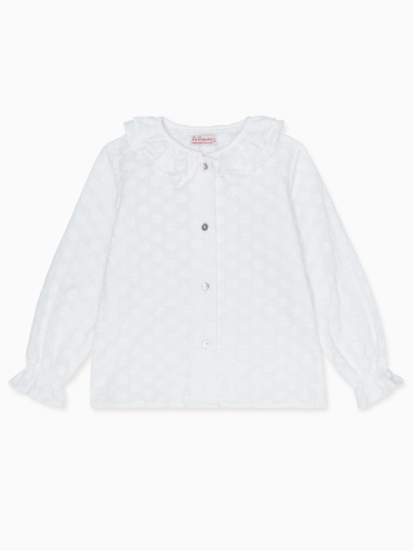 White Solara Girl Cotton Shirt