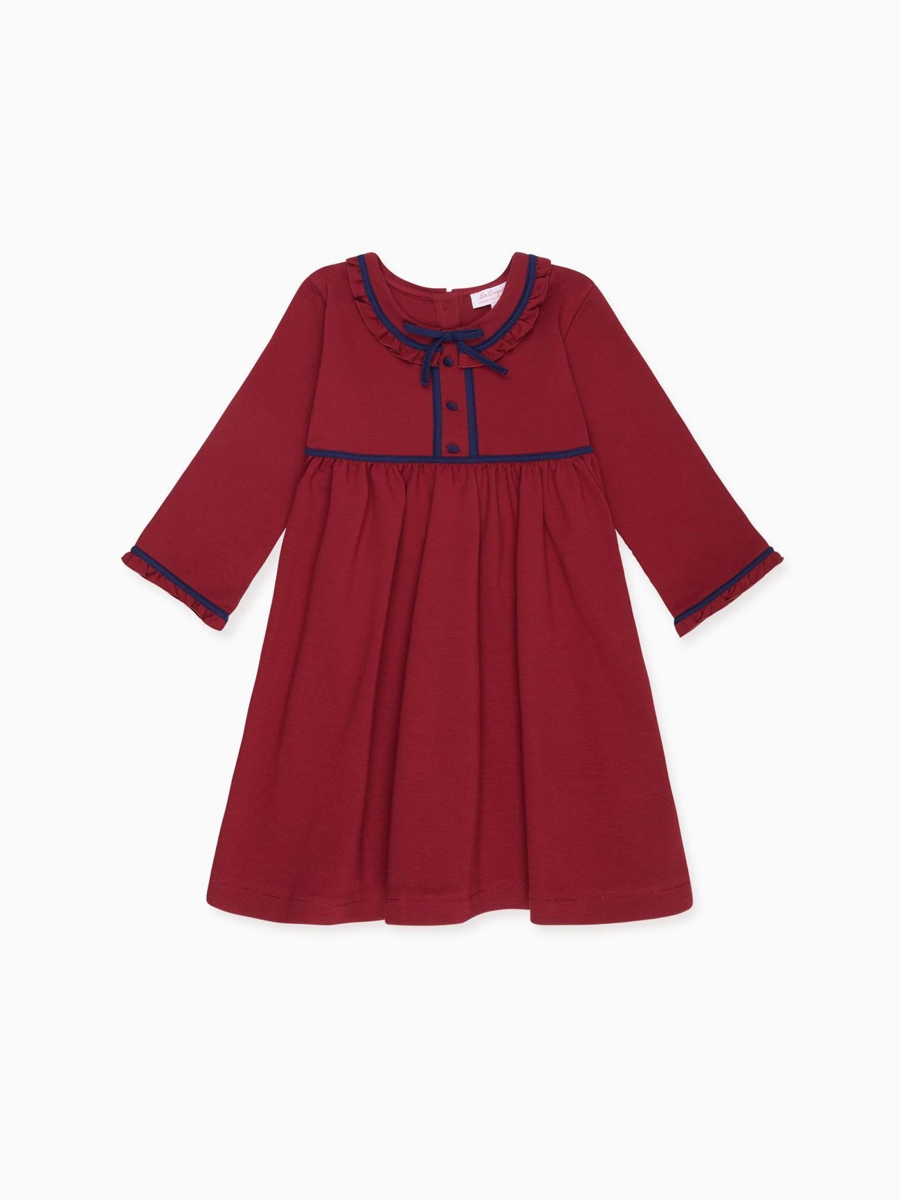 Burgundy Eviana Girl Dress