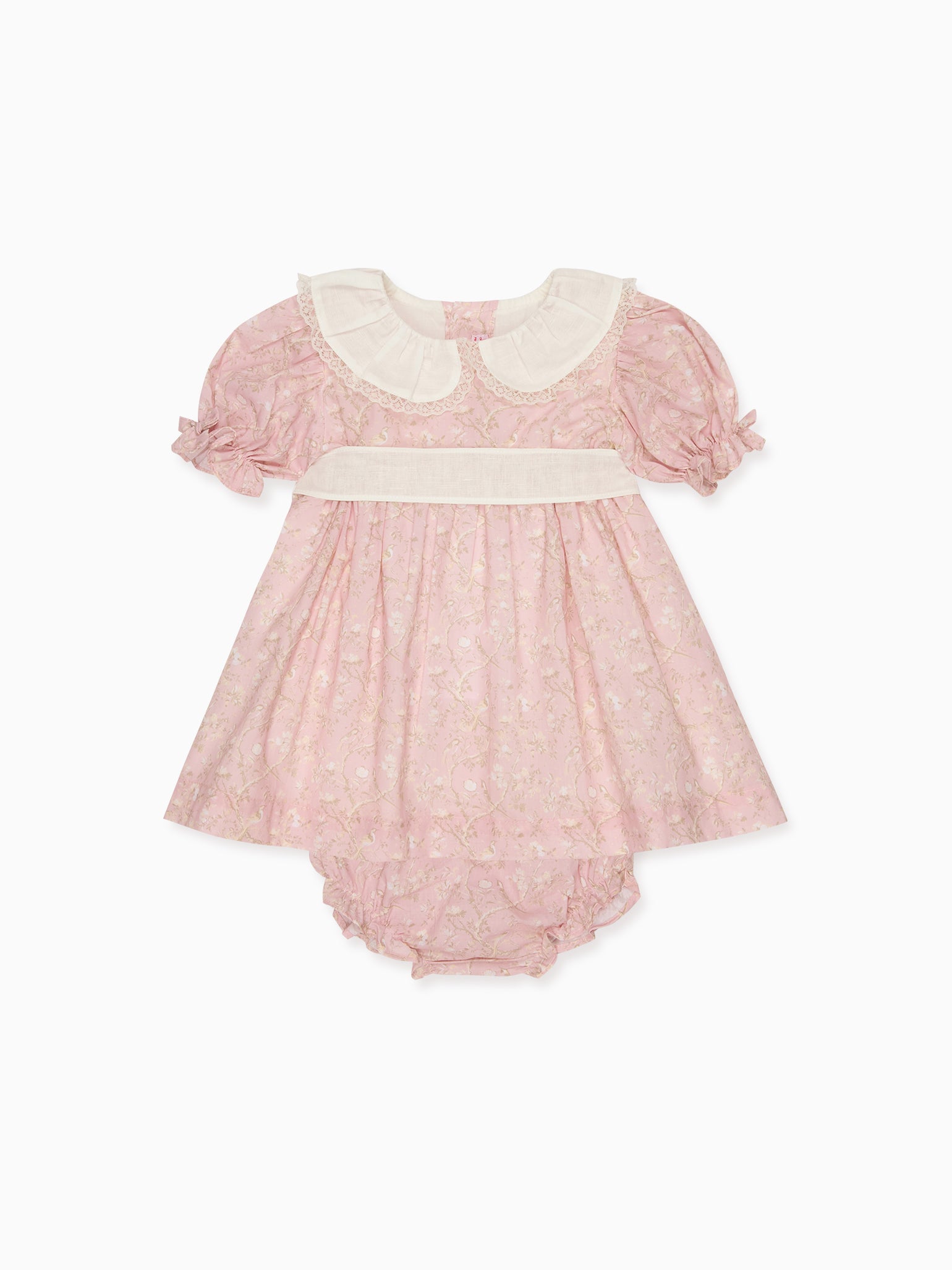 Pink Toile Teresa Baby Girl Set