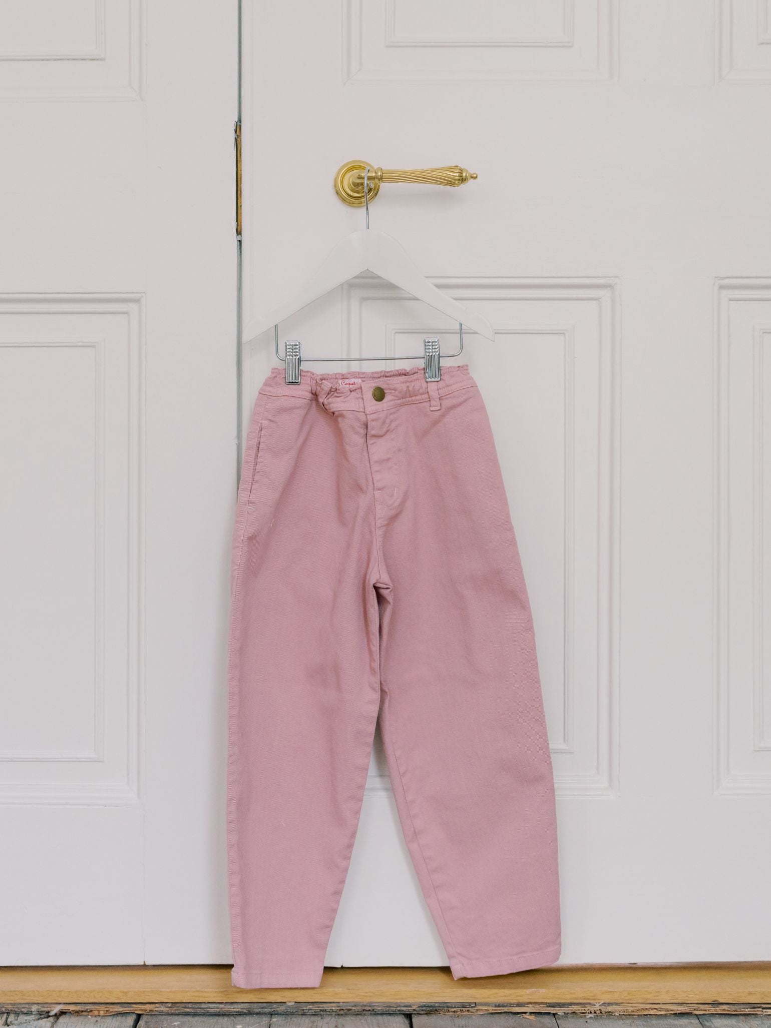 Pink Tierra Girl Barrel Jeans