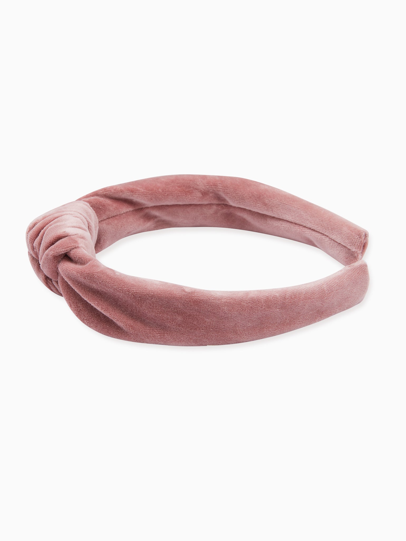Pink Velvet Top Knot Girl Hairband