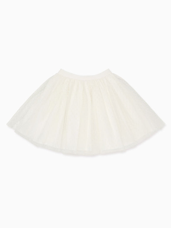 Ivory Tulipan Ceremony Girl Tulle Skirt