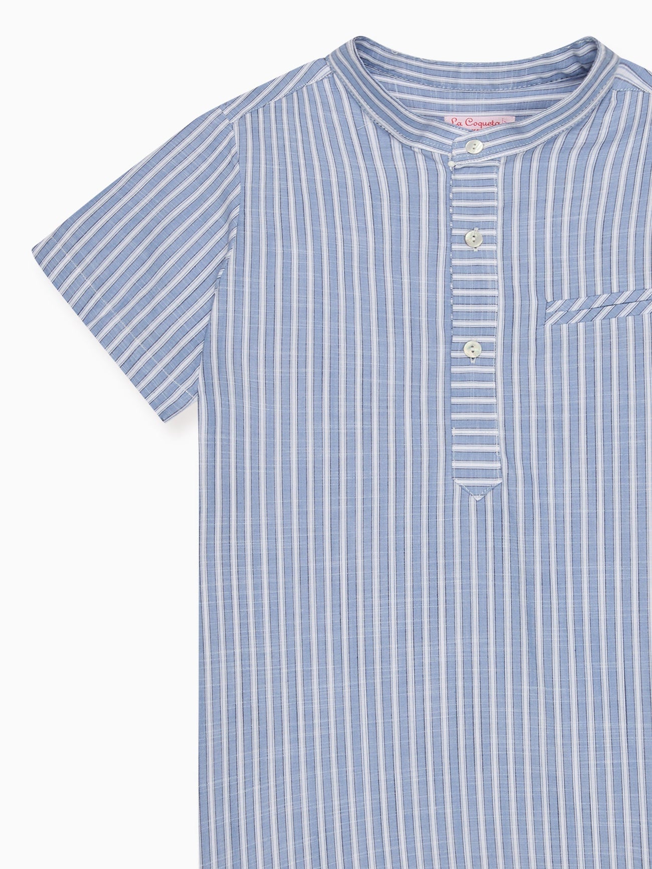 Blue Stripe Arcos Boy Shirt