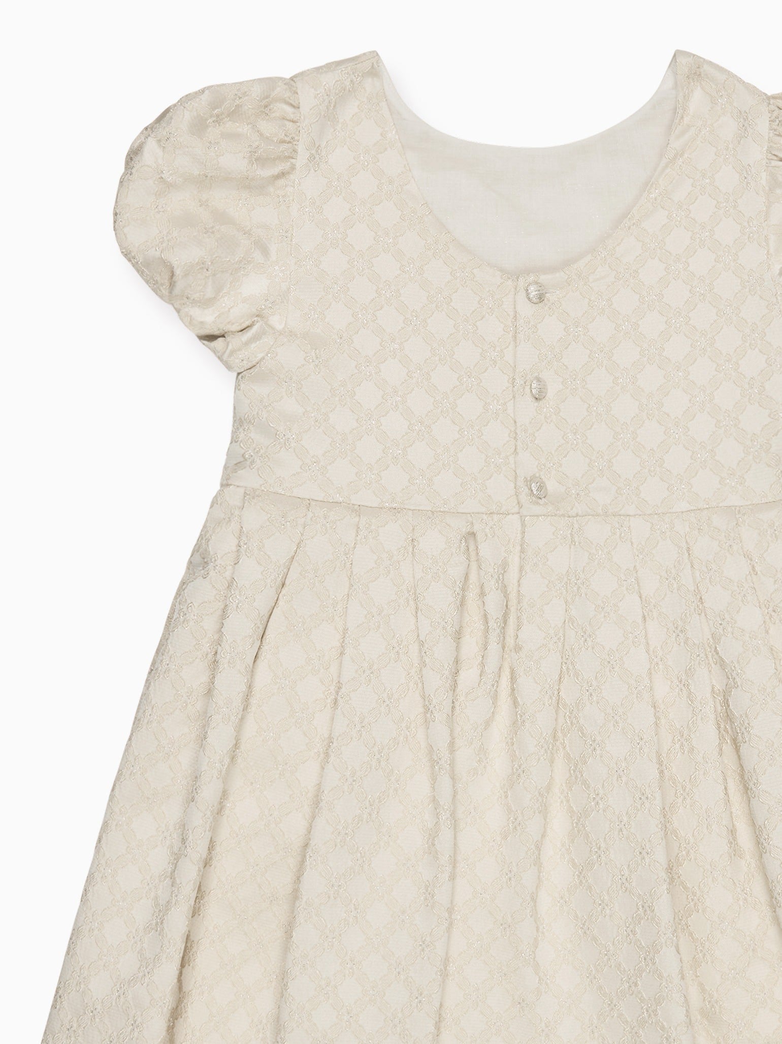Ivory Edith Jacquard Ceremony Girl Dress