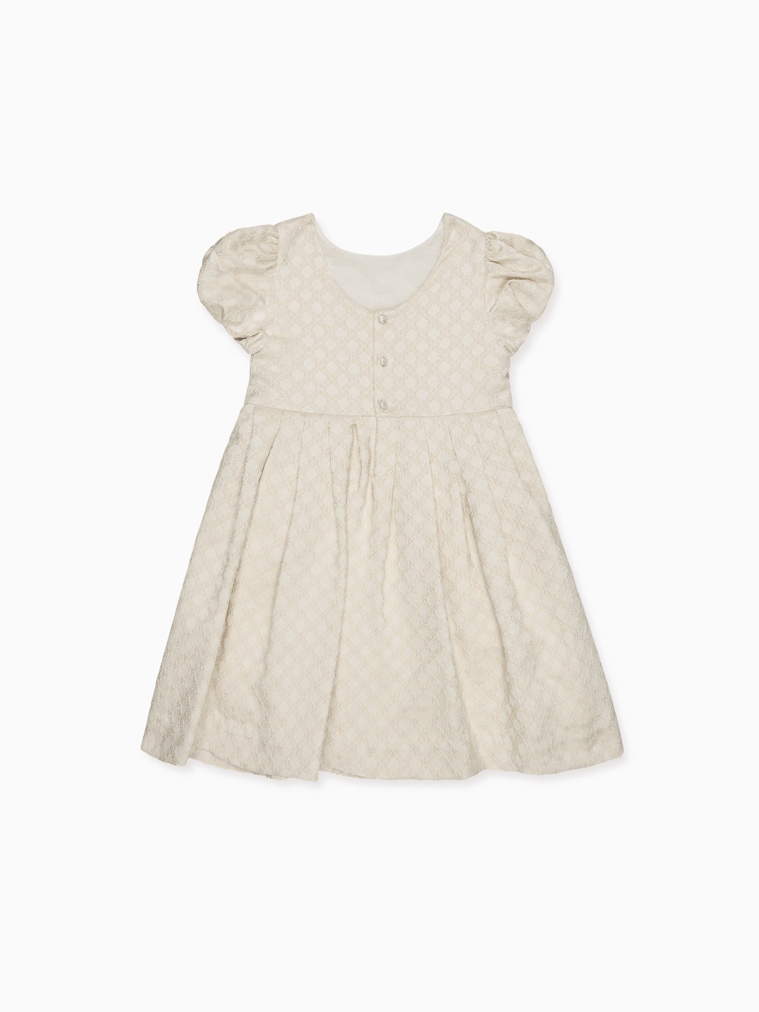 Ivory Edith Jacquard Ceremony Girl Dress