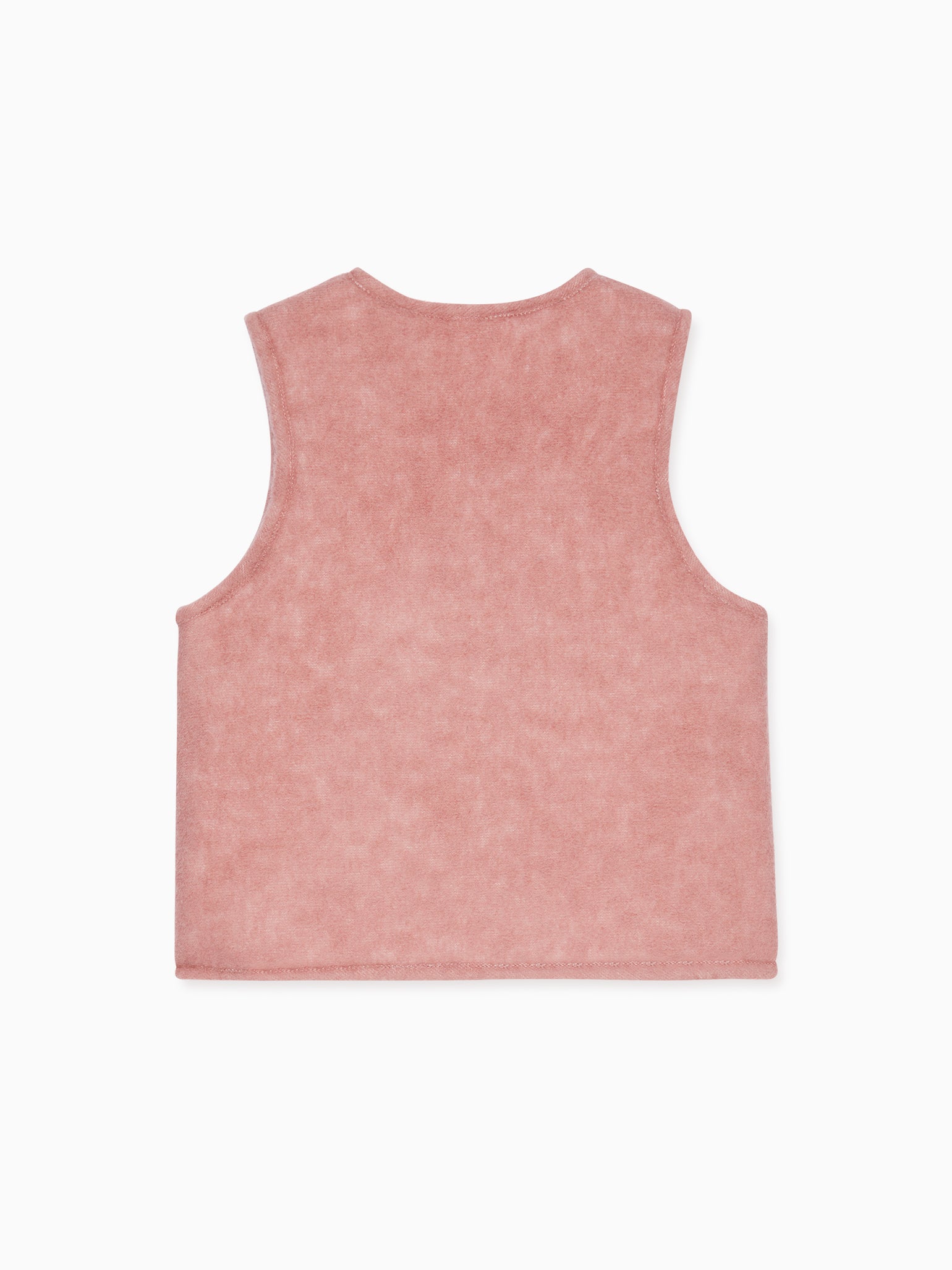 Pink Valentina Girl Wool Gilet