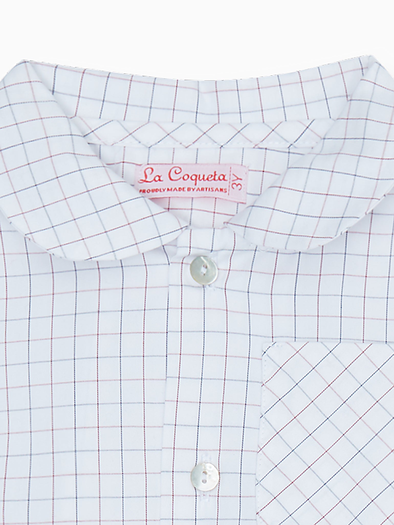 Red Check Victor Baby Boy Set