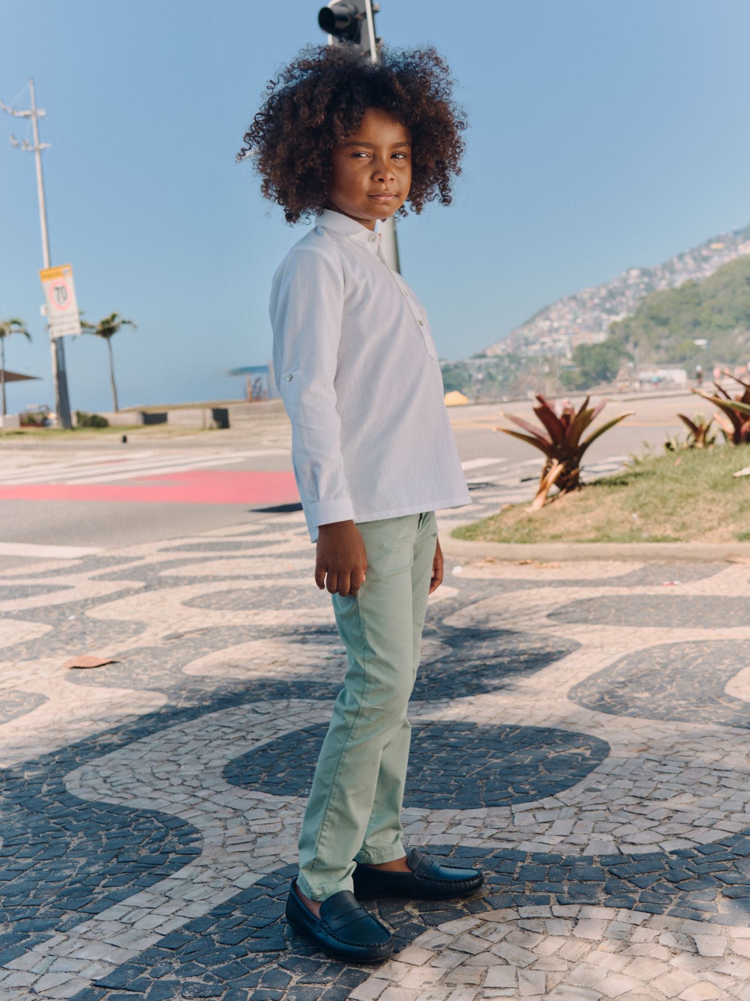 Sage Green Elio Boy Chinos