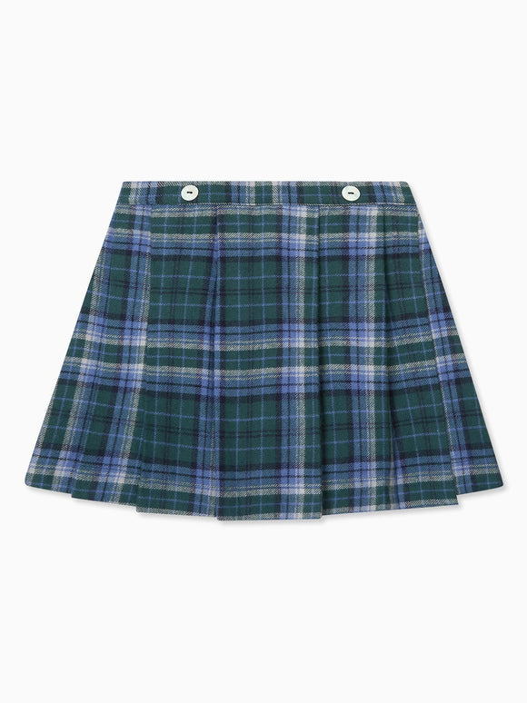 Green Check Zola Girl Kilt Skirt