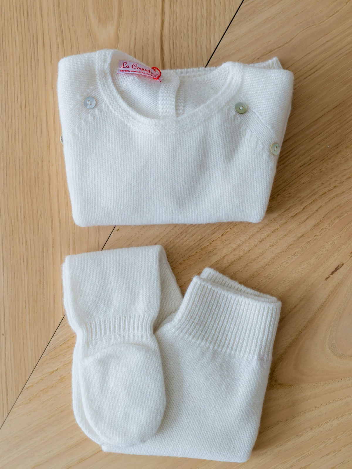 Ivory Zoraida Cashmere Baby Set