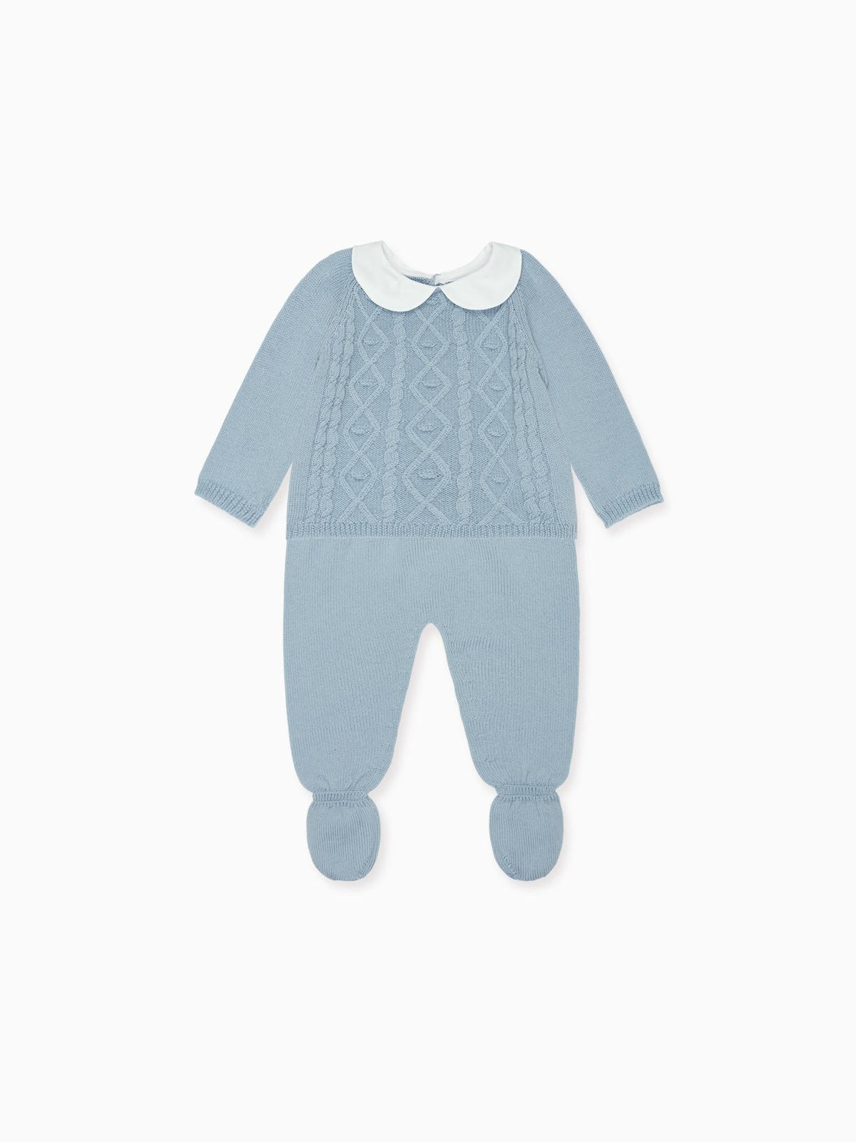 Dusty Blue Inigo Merino Baby Knitted Gift Box Set