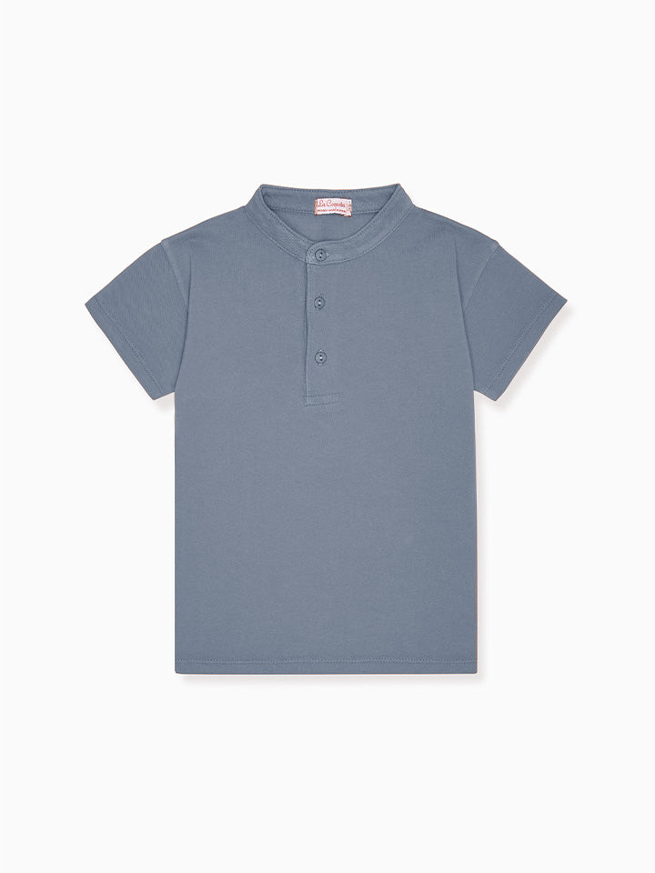 Light Blue Alcon Boy Polo Shirt