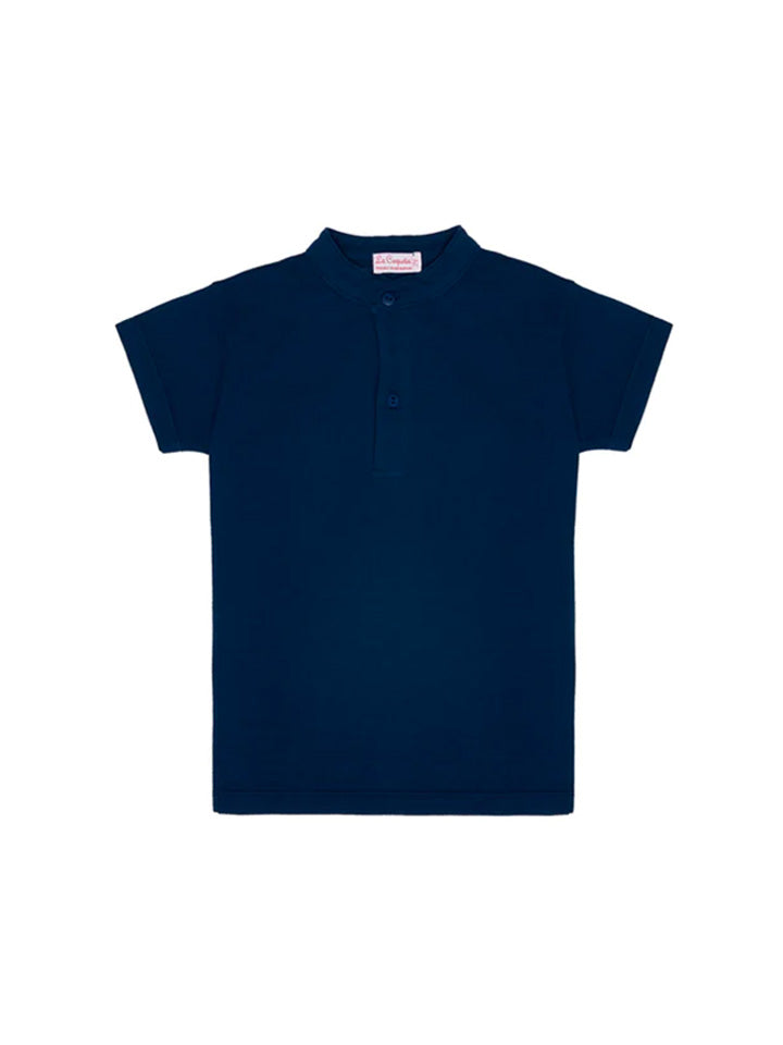 Navy Alcon Boy Polo Shirt