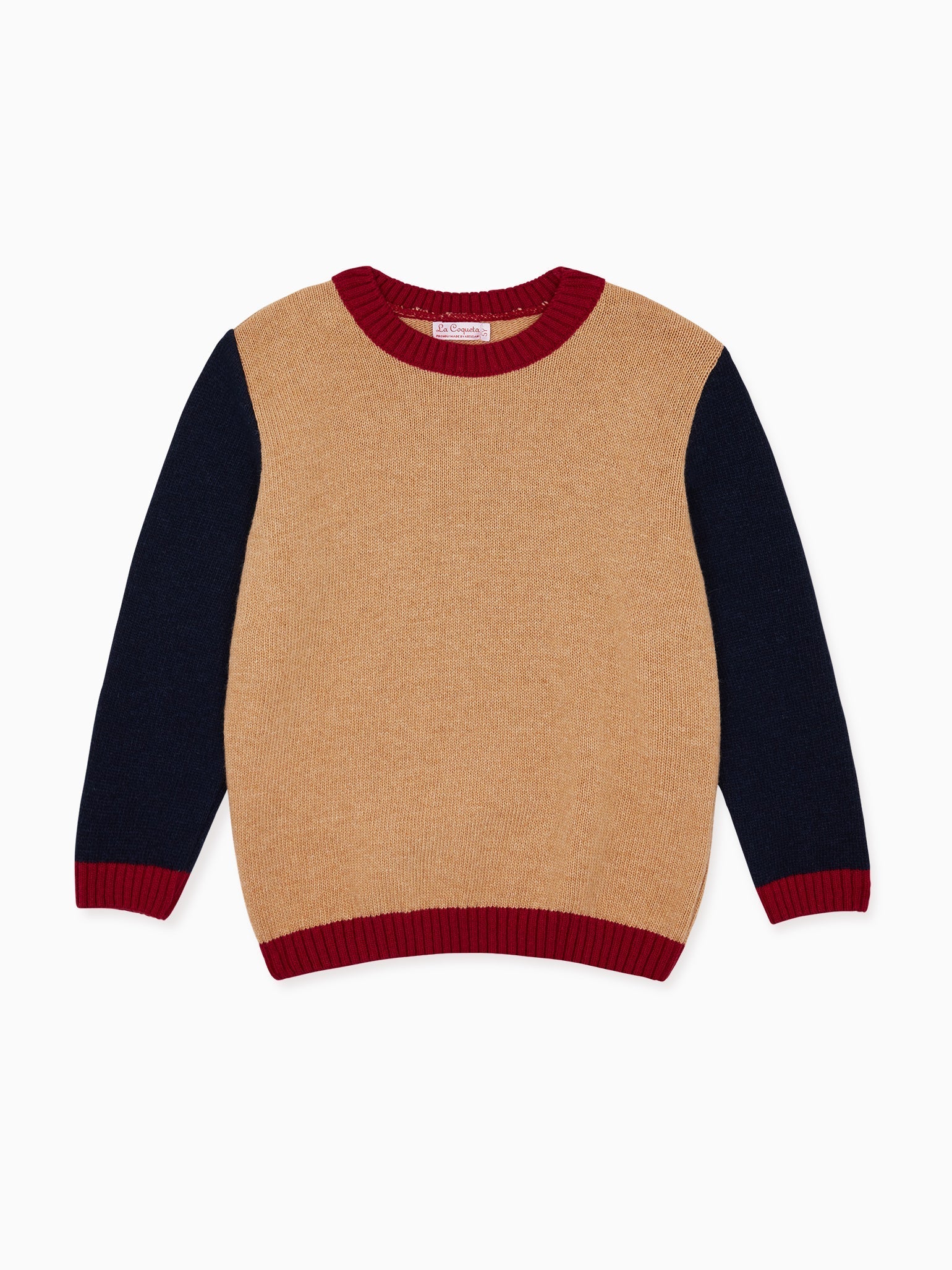 Camel Ancla Merino Boy Jumper