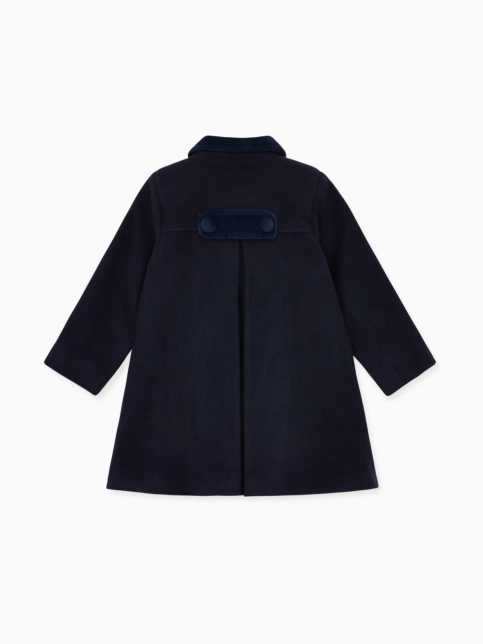 Navy Arrieta Girl Wool Coat