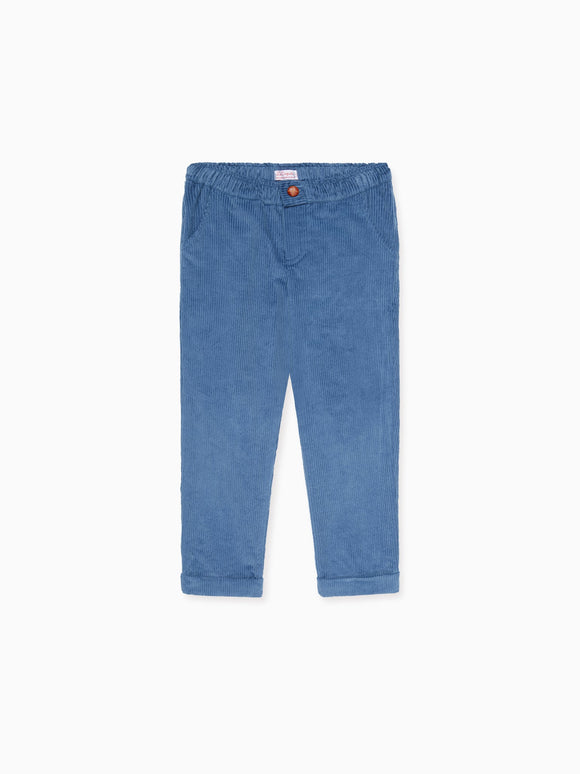 Dusty Blue Benito Boy Trousers