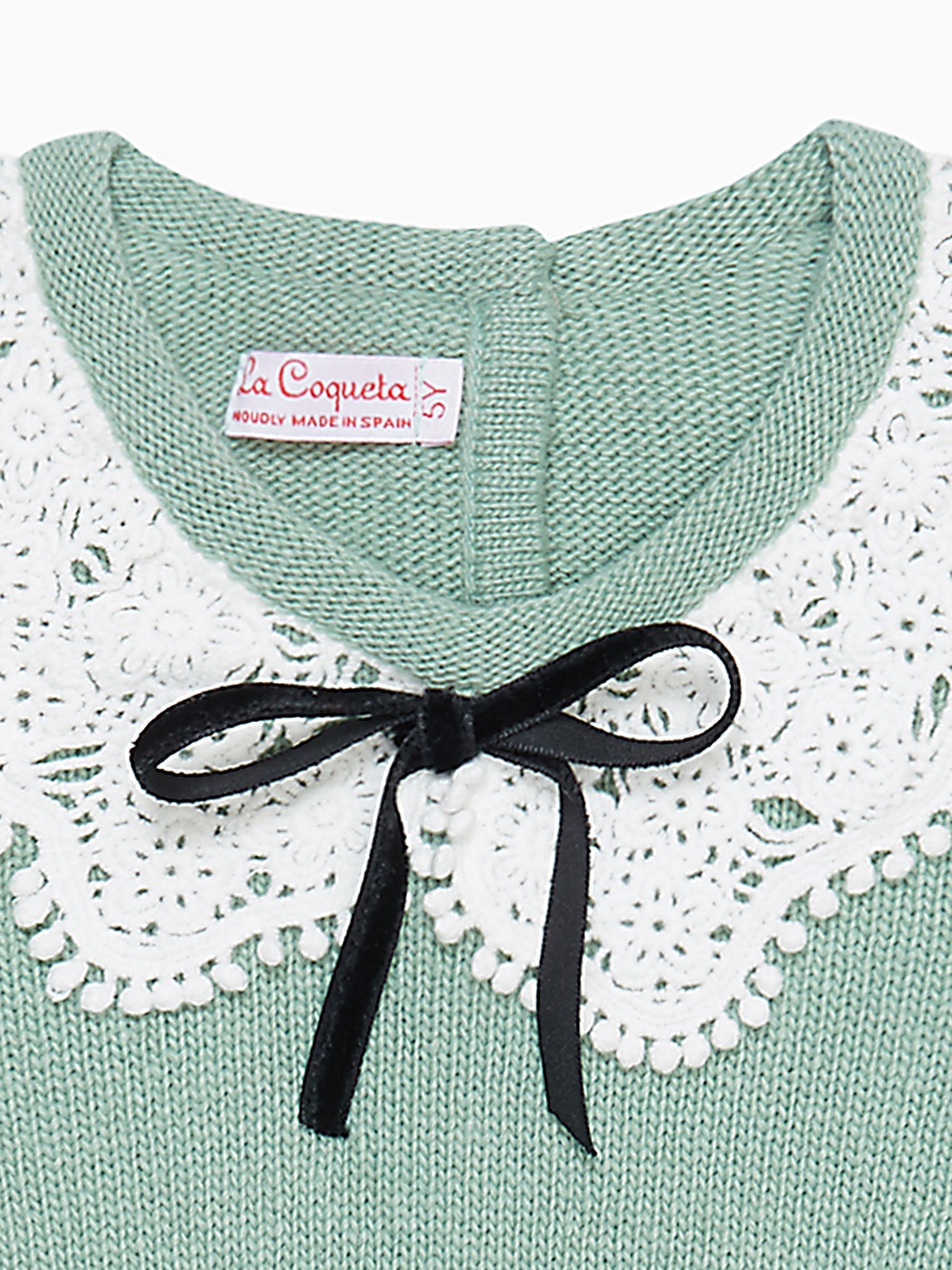 Sage Green Blanca Merino Merino Girl Jumper