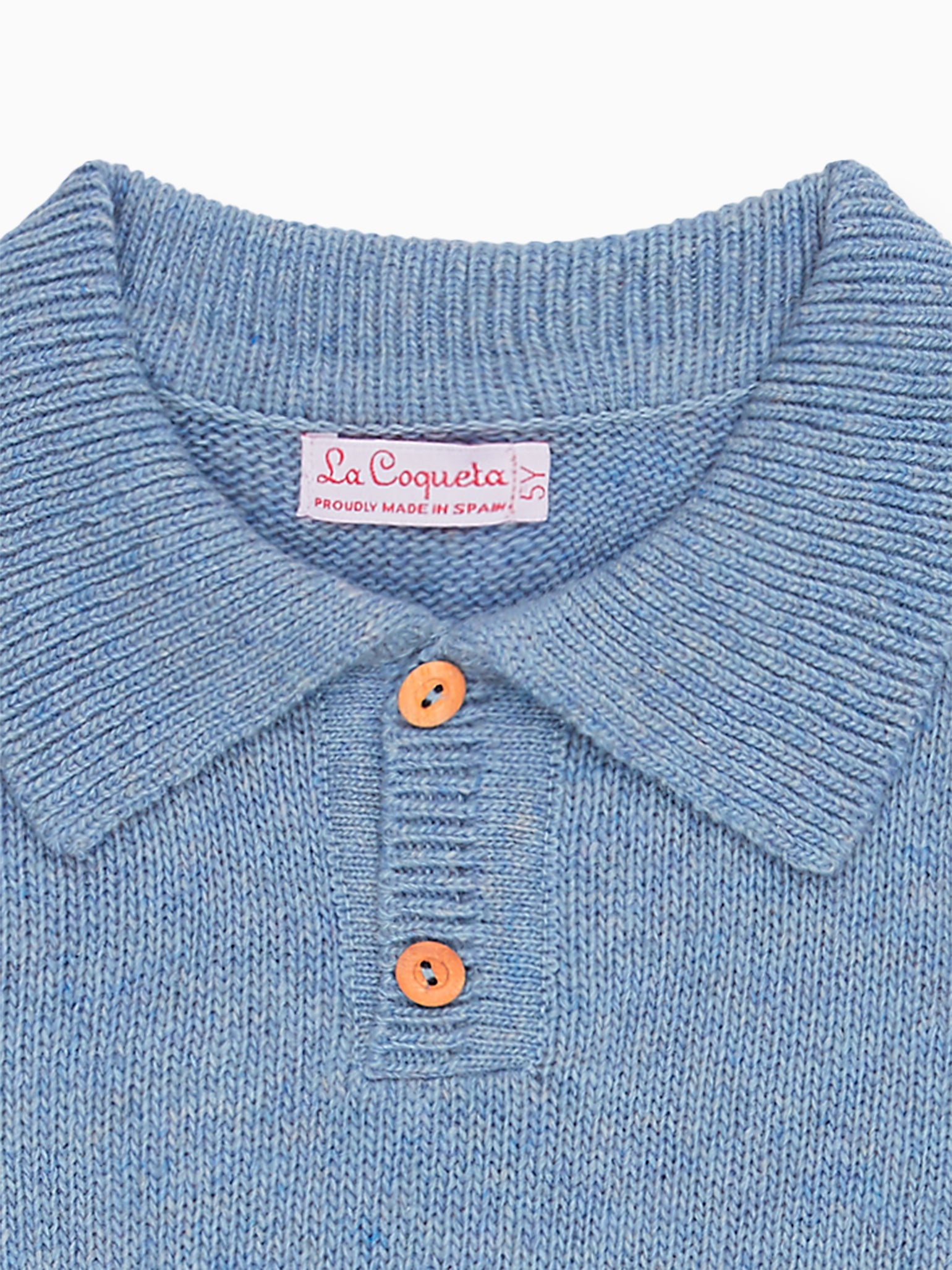 Dusty Blue Brio Merino Boy Jumper