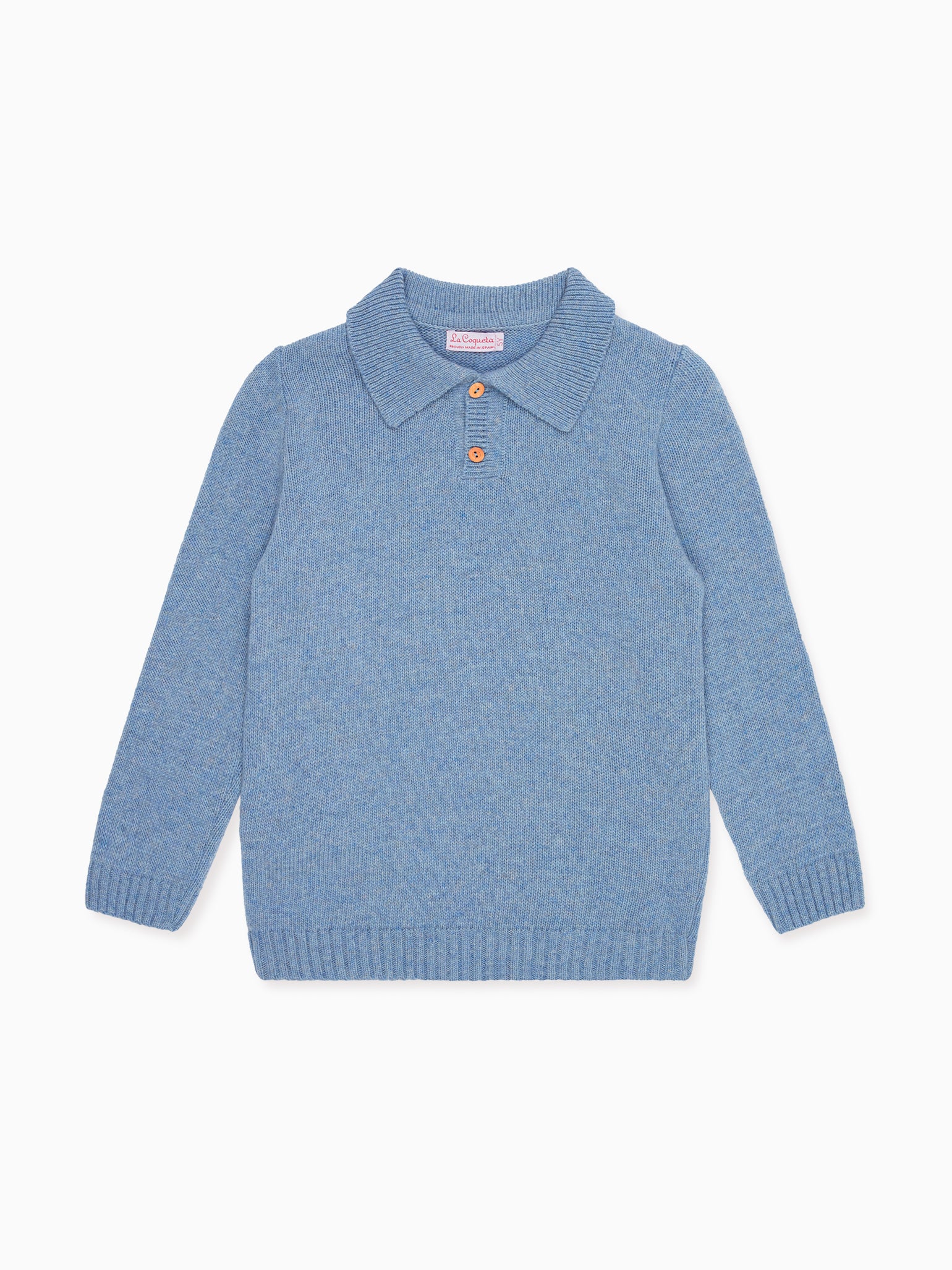 Dusty Blue Brio Merino Boy Jumper